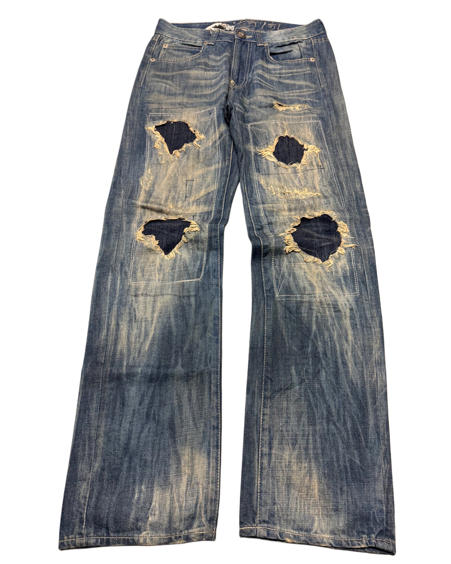 2000‘s Osaka Big Train Japanese Archive Baggy Jeans *very rare 30x34