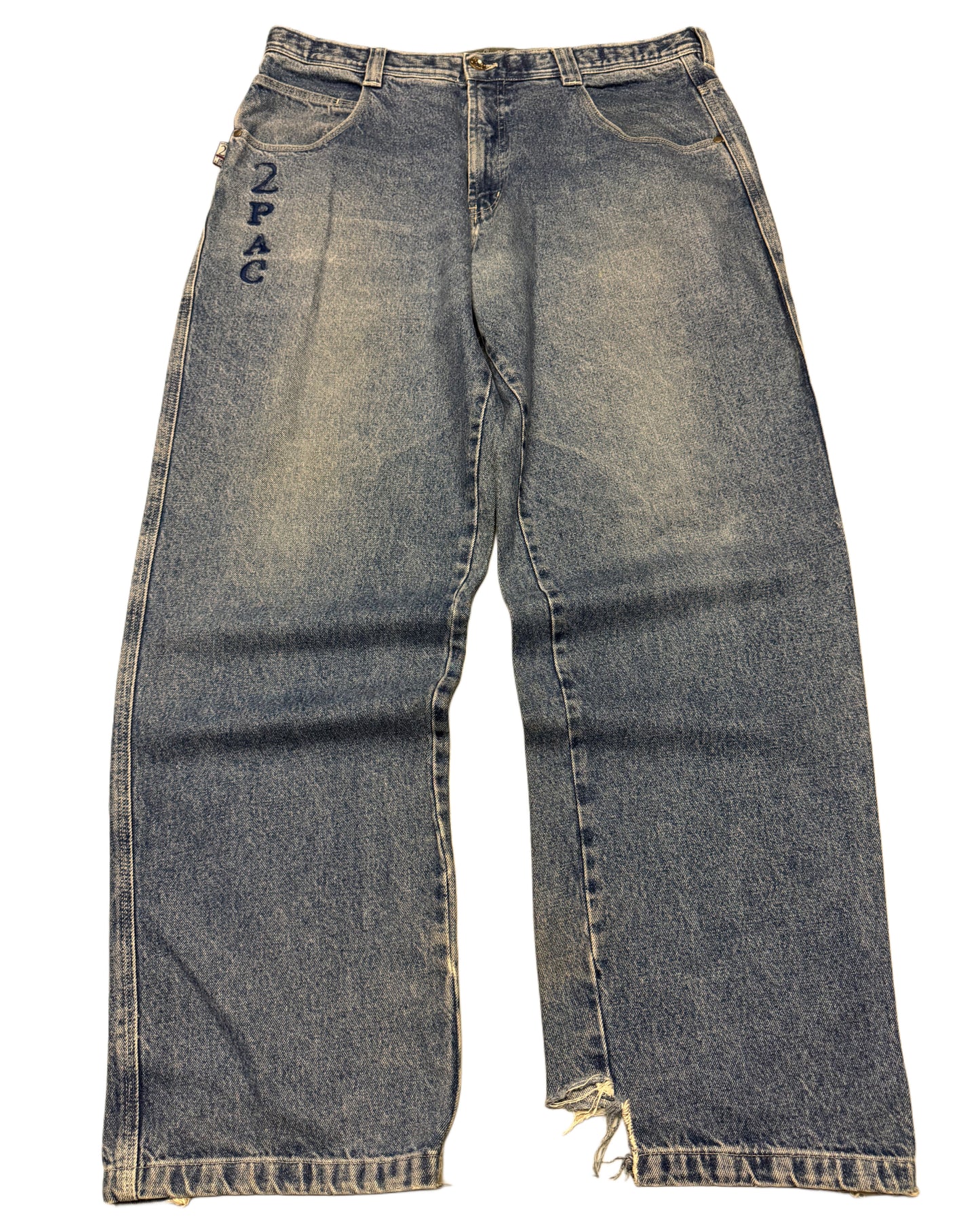 2000‘s 2Pac Collection Hip Hop Baggy Jeans Heavy Denim *sehr selten 40x34