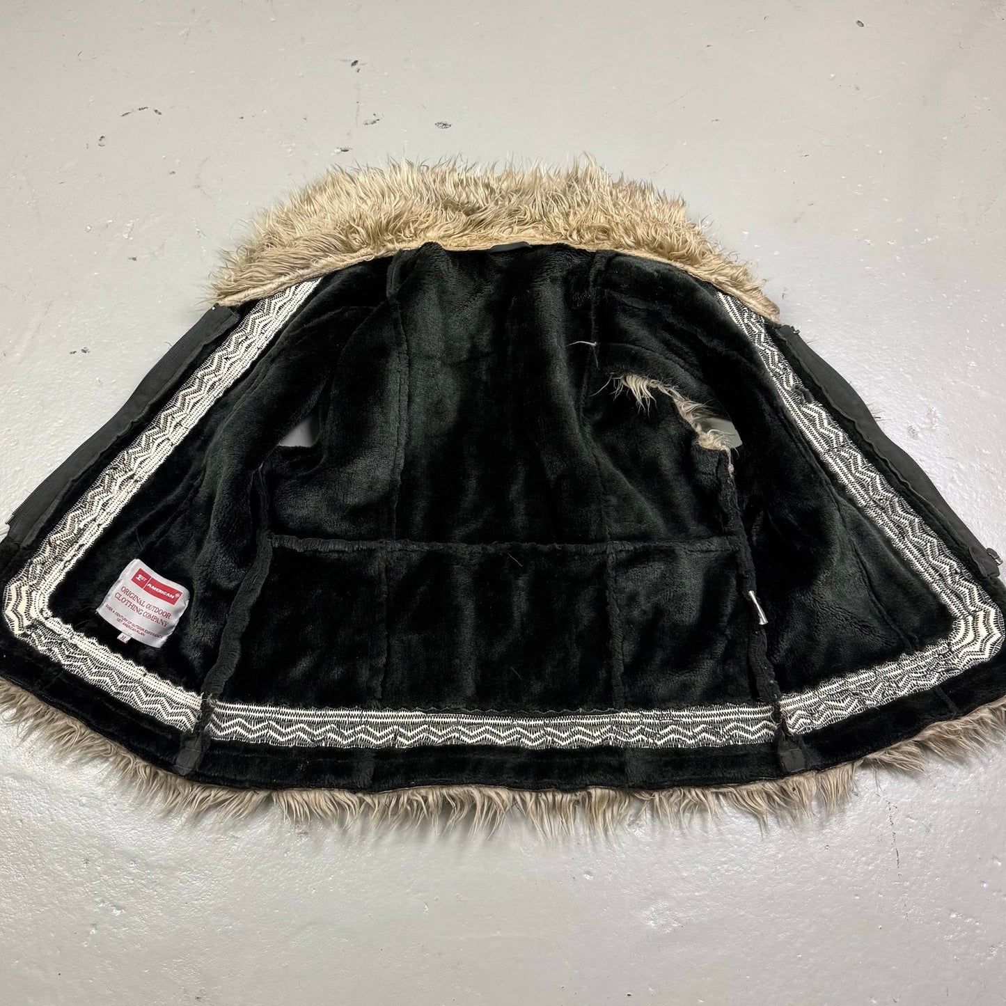 2000‘s Faux Fur Vest Women‘s (XL)