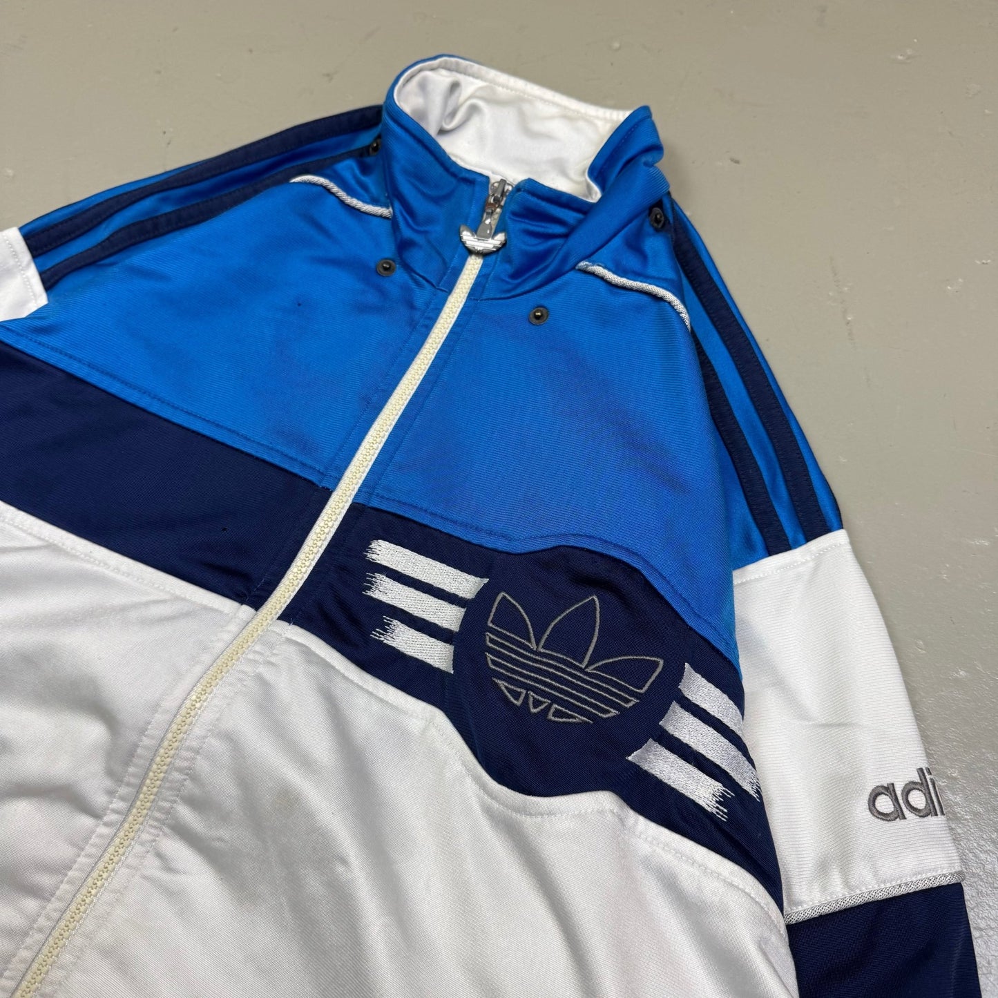 1990s Adidas Blue Track Jacket *very rare (M)