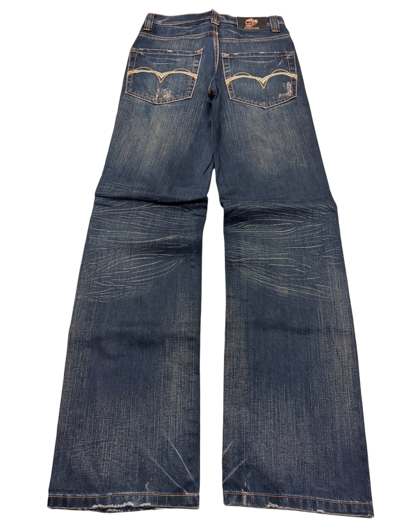 2000‘s Stockton Japanese Archive Baggy Jeans *very rare 28x34