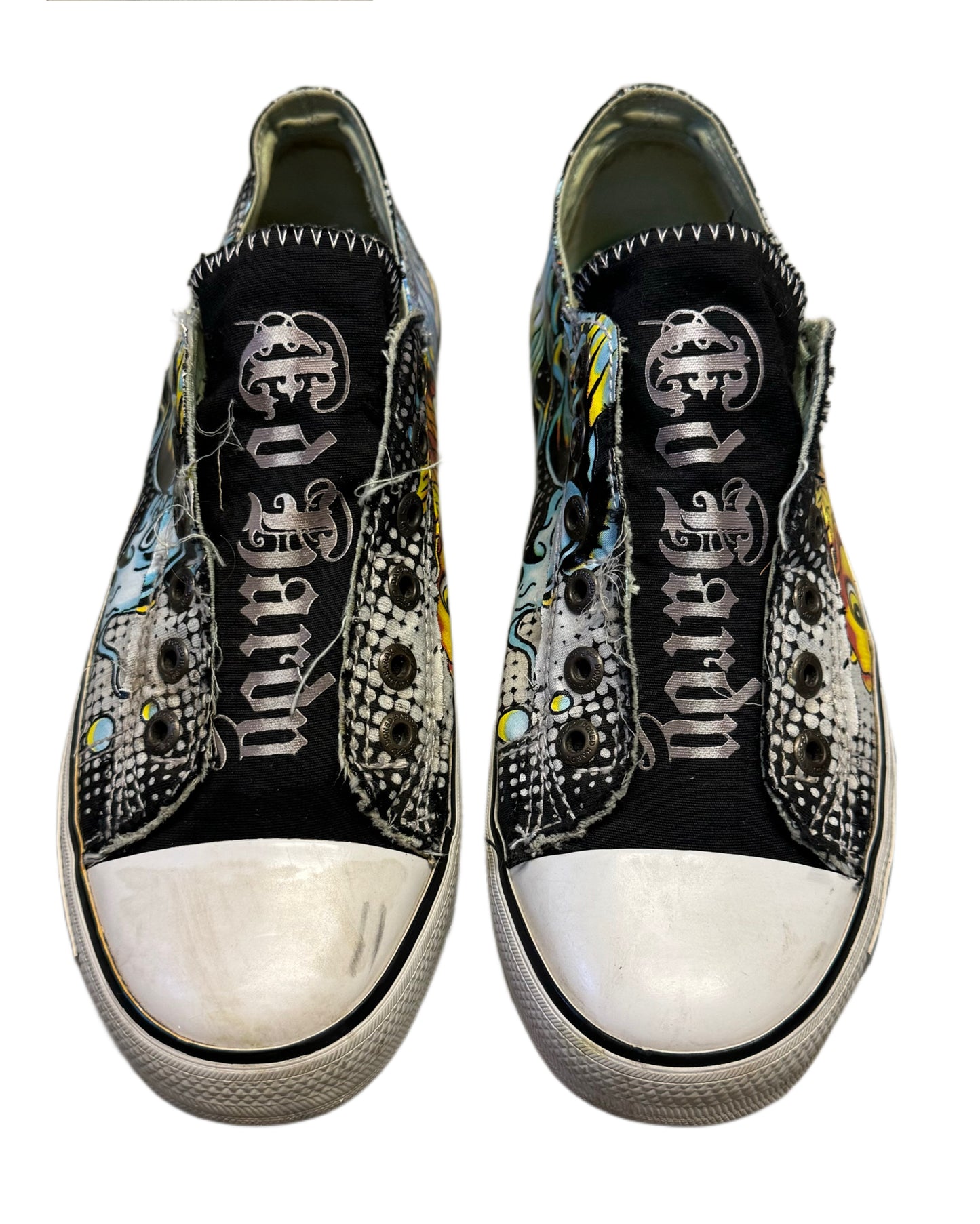 Y2K Ed Hardy Slip On's Size 42