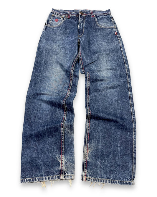 2000‘s Pelle Pelle Hip Hop Baggy Jeans Heavy Denim *rare 29x30