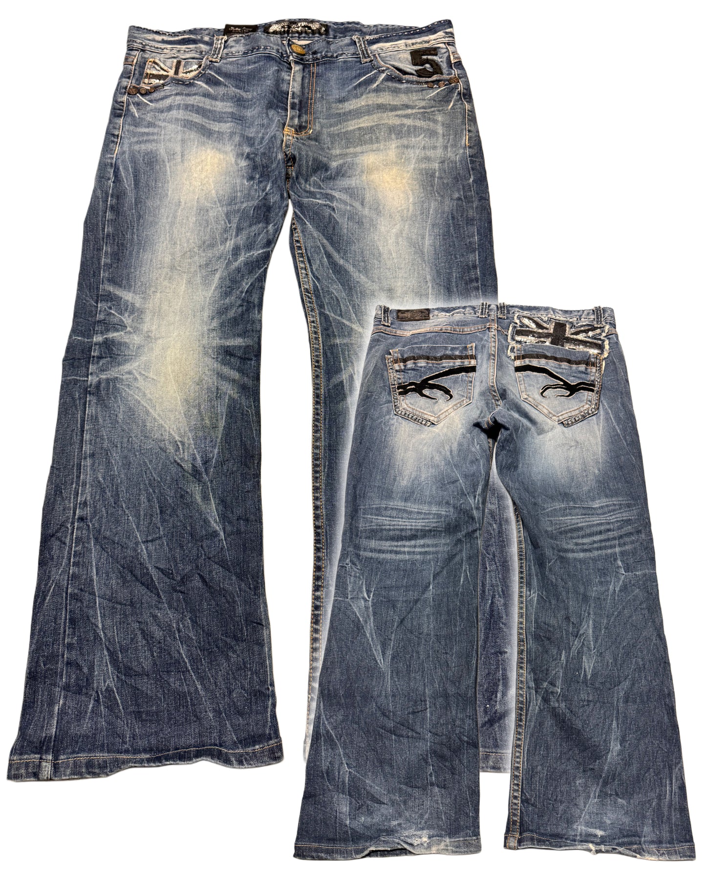 2000‘s Red Pepper Japanese Baggy Bootcut Jeans *sehr selten 38x30