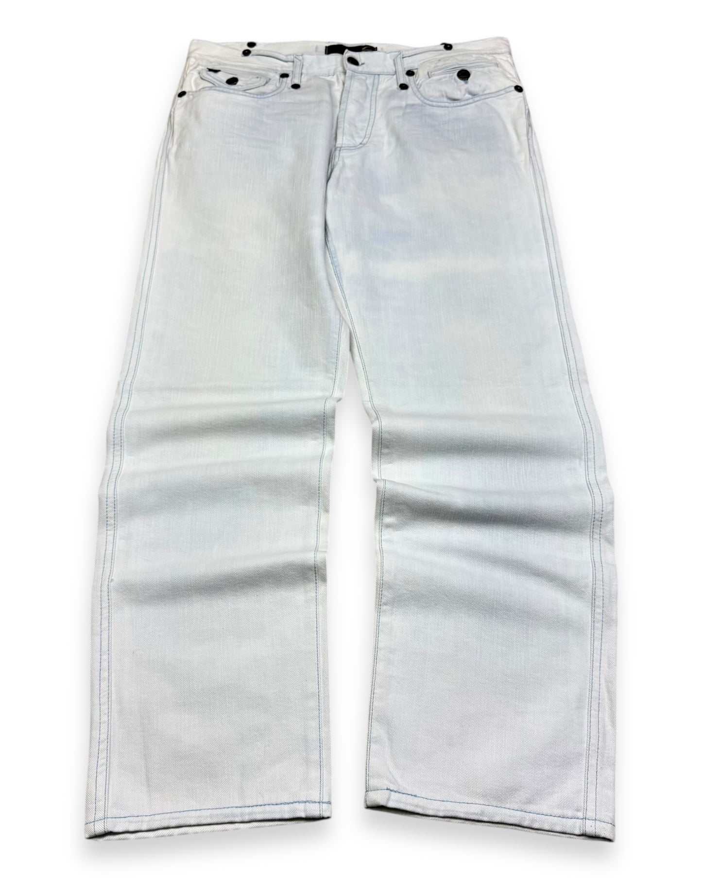 2000’s Just Cavalli Designer Baggy/Straight Jeans *very rare 34x30