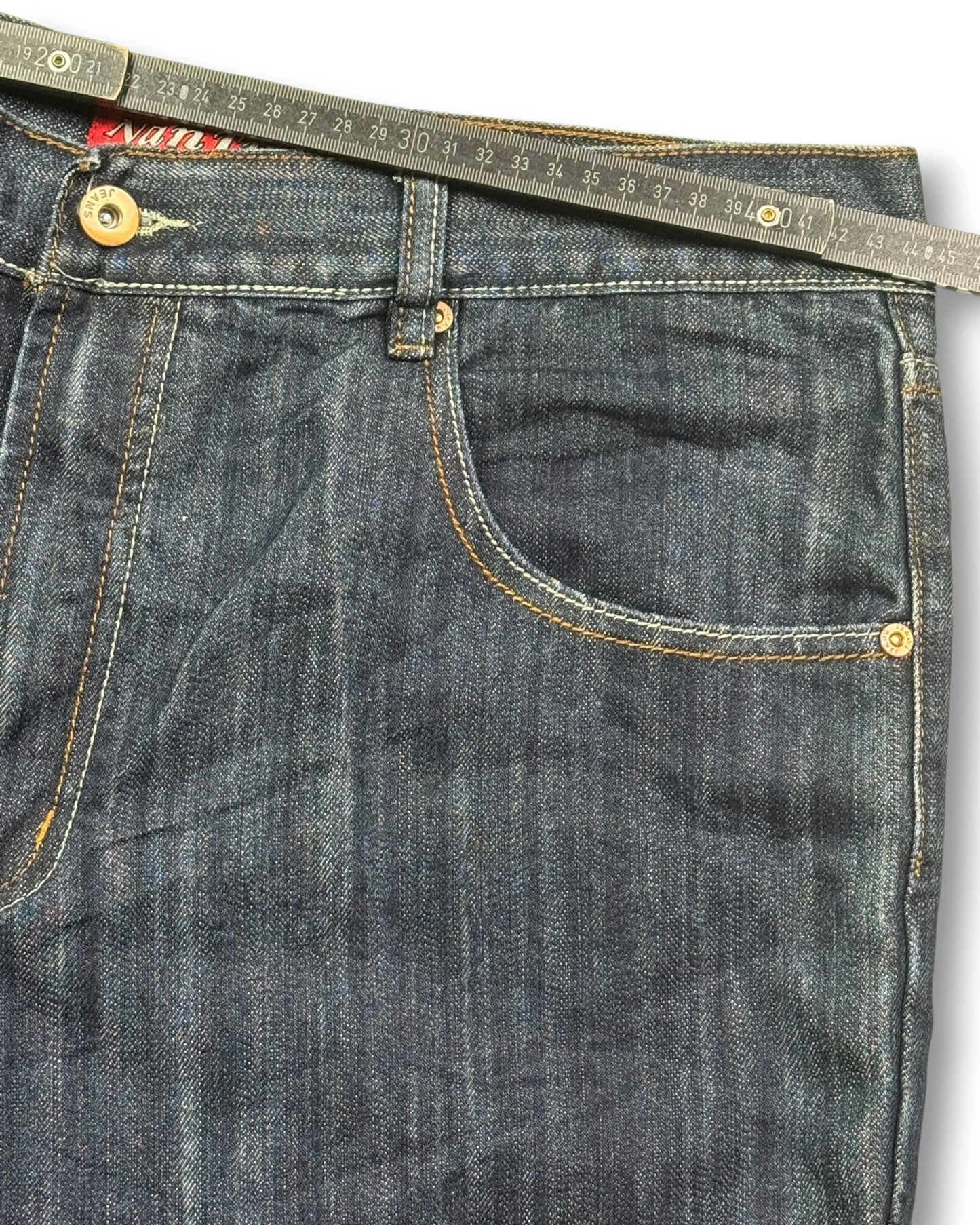 2000's Nanu Japanese Baggy Jeans *rare 34x34 (L)