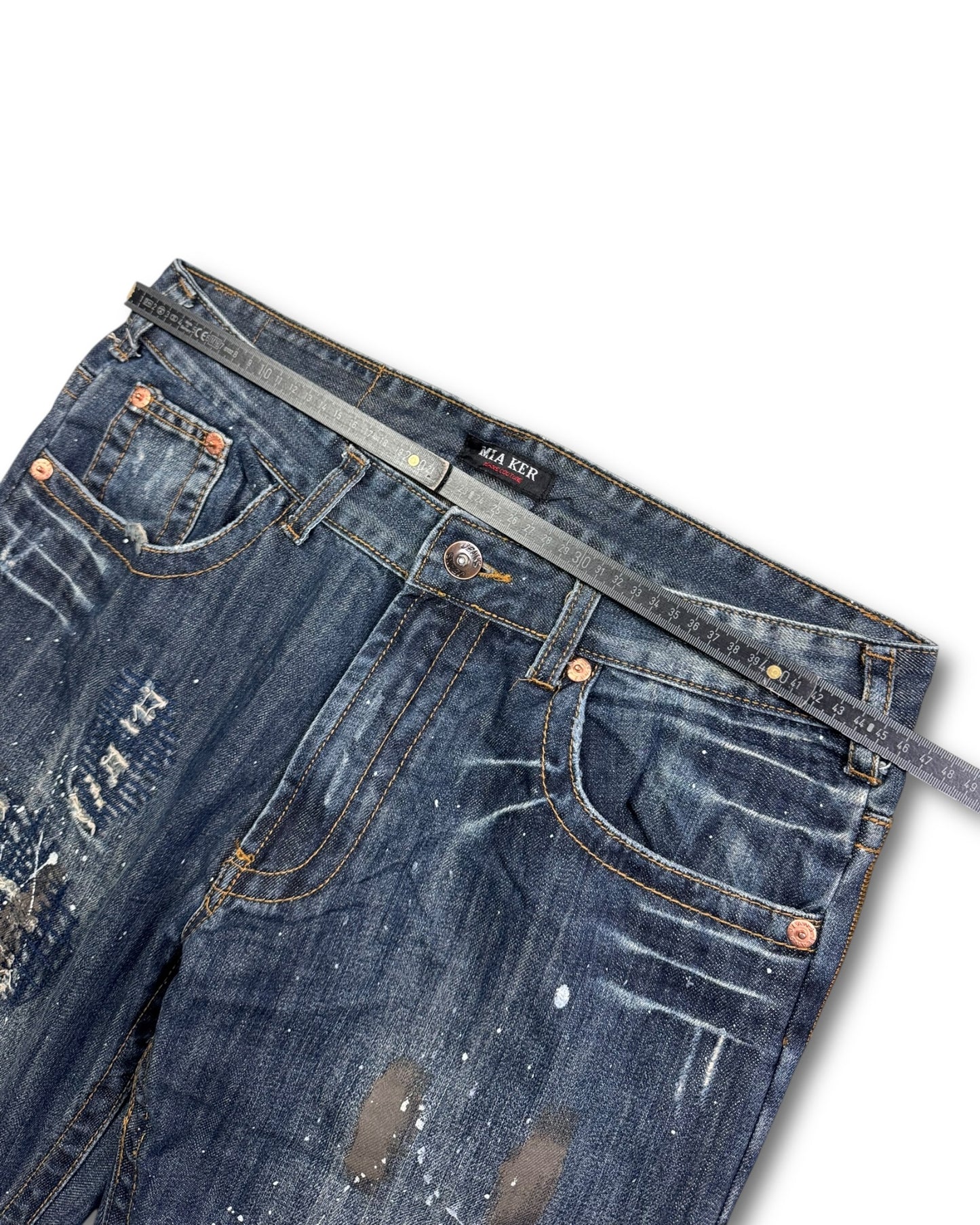 2000's Mia Ker Baggy Japanese Archive Jeans *very rare 36x34 (XL)