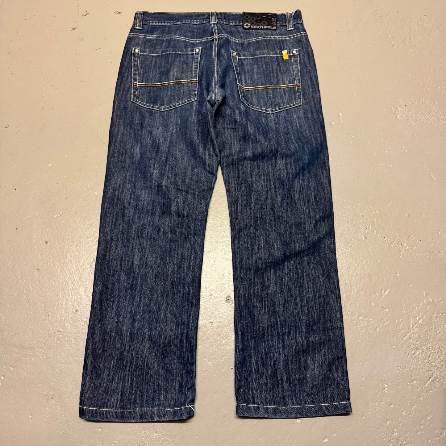 2000‘s Southpole Hip Hop Baggy/Straight Jeans 34x29
