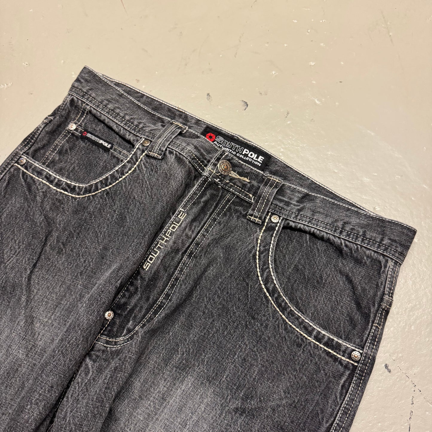 2000‘s Southpole Hip Hop Baggy Jeans *rare 34x34