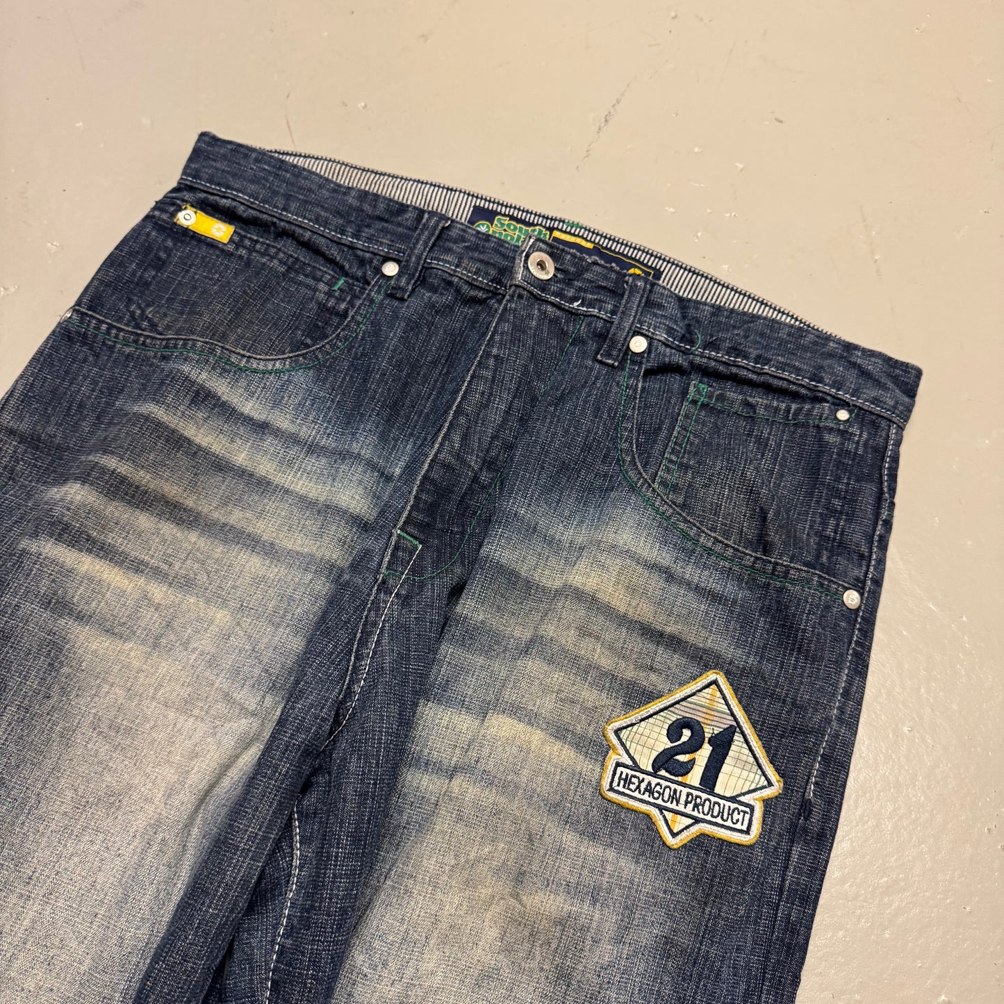 2000‘s Southpole Hip Hop Baggy Jeans *rare 34x34