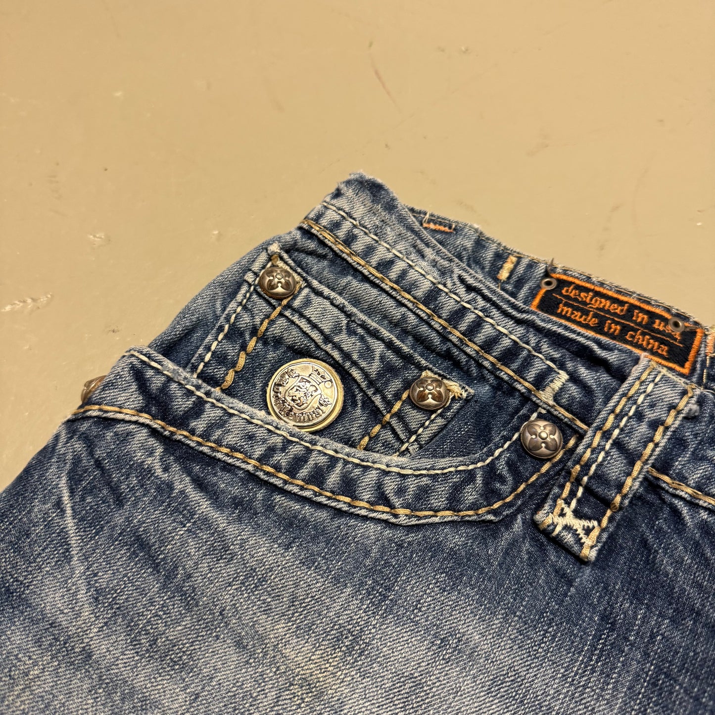2000‘s Rock Revival Baggy Jeans *selten 38x30