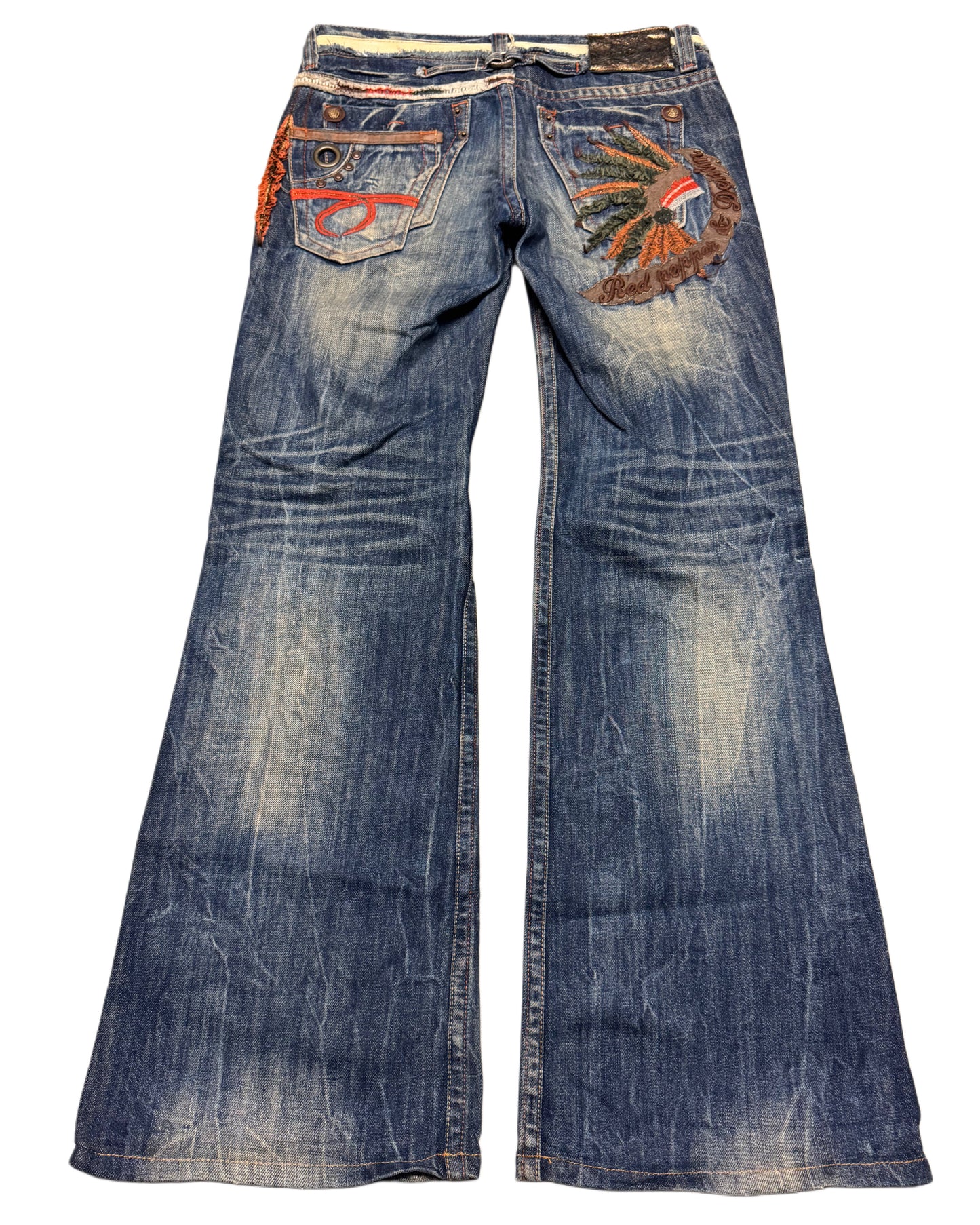 2000‘s Red Pepper 1of1 Japanese Flared/Low Waist Jeans Women‘s *extrem selten (M)