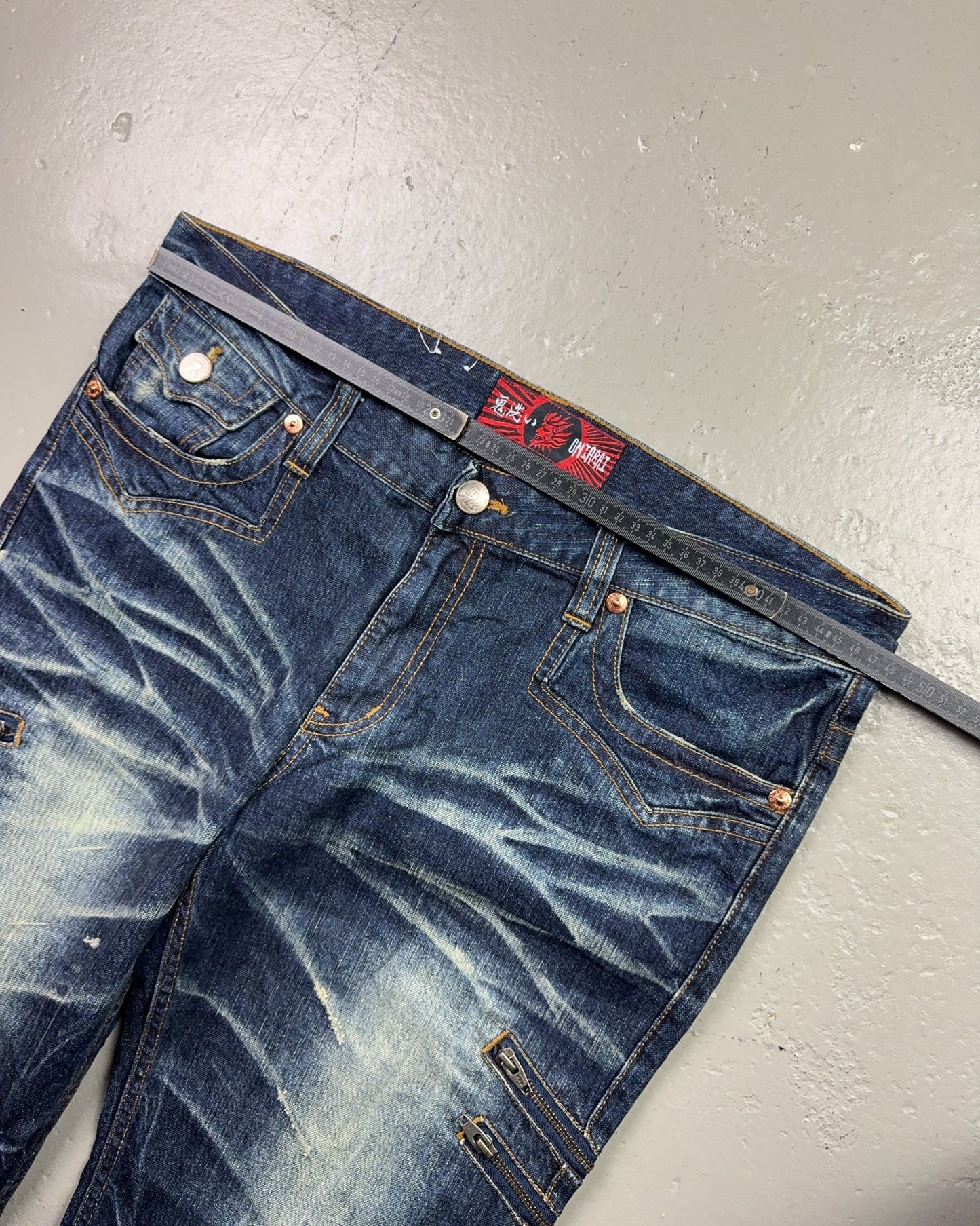 2000's Oniarai Japanese Archive Straight Jeans *very rare 36x32 (XL)