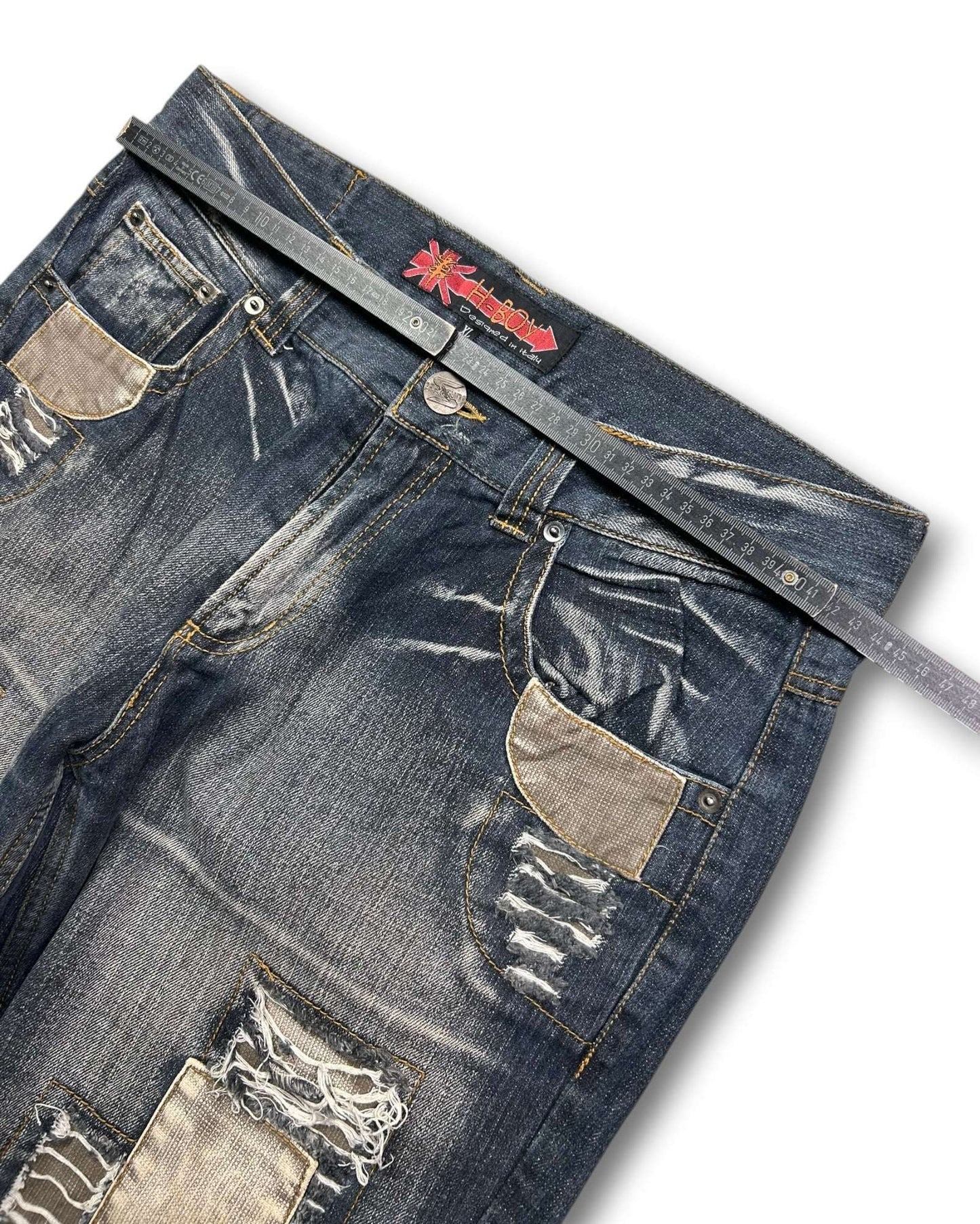 2000's H-boy Baggy Japanese Archive Jeans *very rare 34x30 (L)
