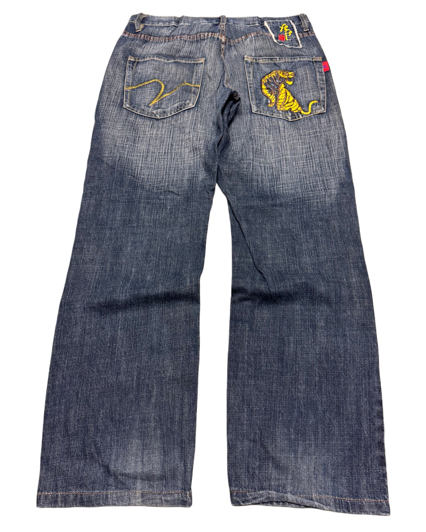 2000‘s Japanese Tiger Baggy/Straight Jeans 32x30