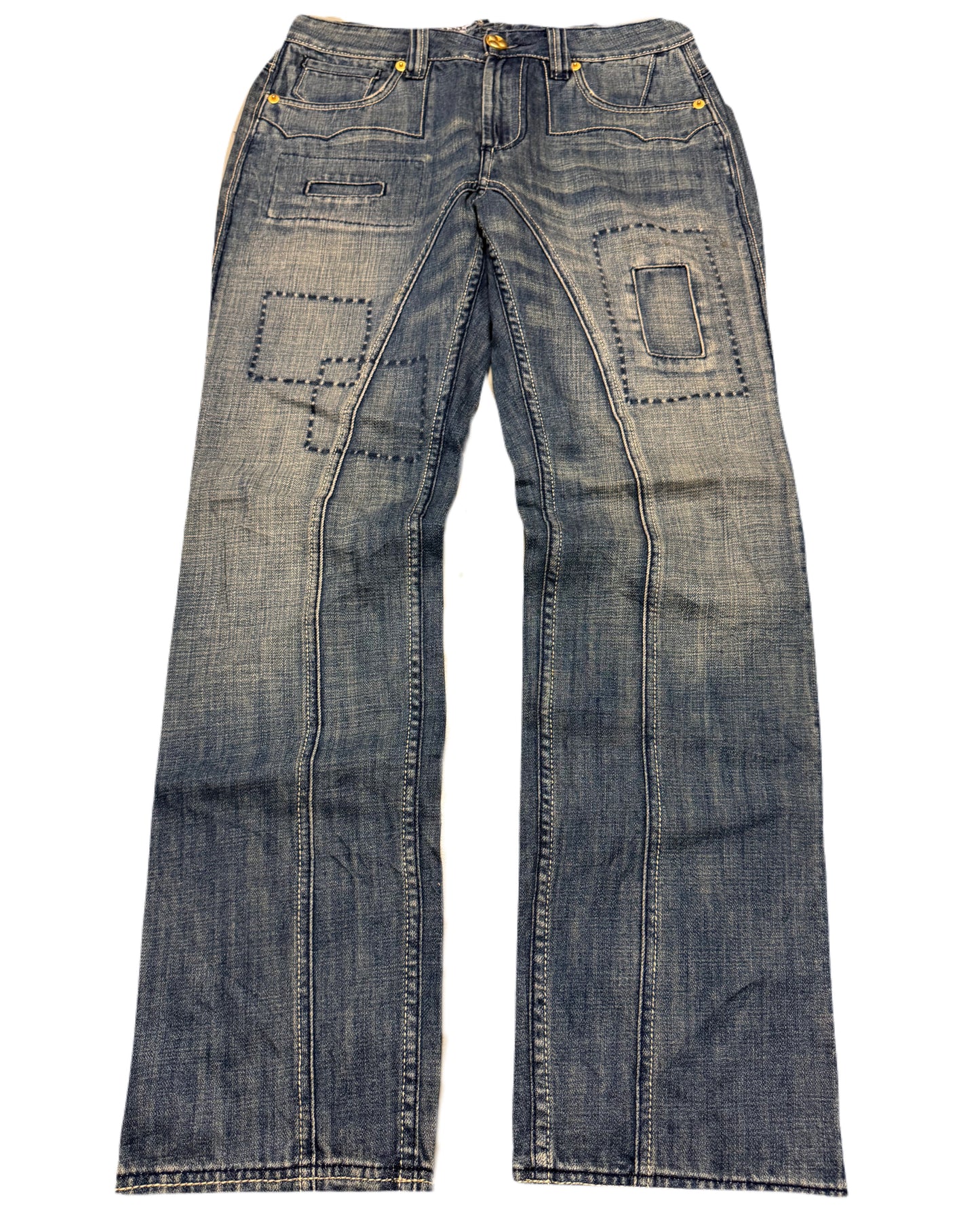 2000‘s Osaka Big Train Japanese Archive Baggy Jeans *very rare 34x33