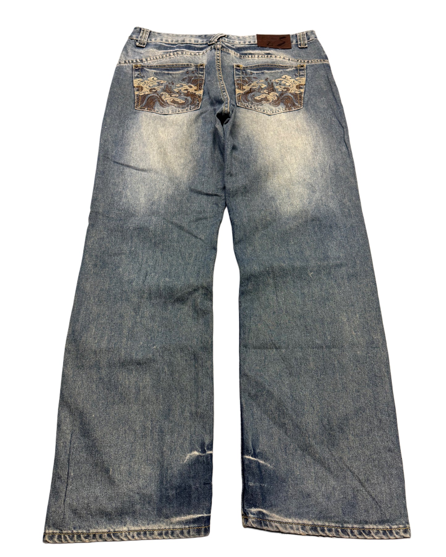 2000‘s Big Spade Japanese Archive Baggy Jeans *very rare 36x33