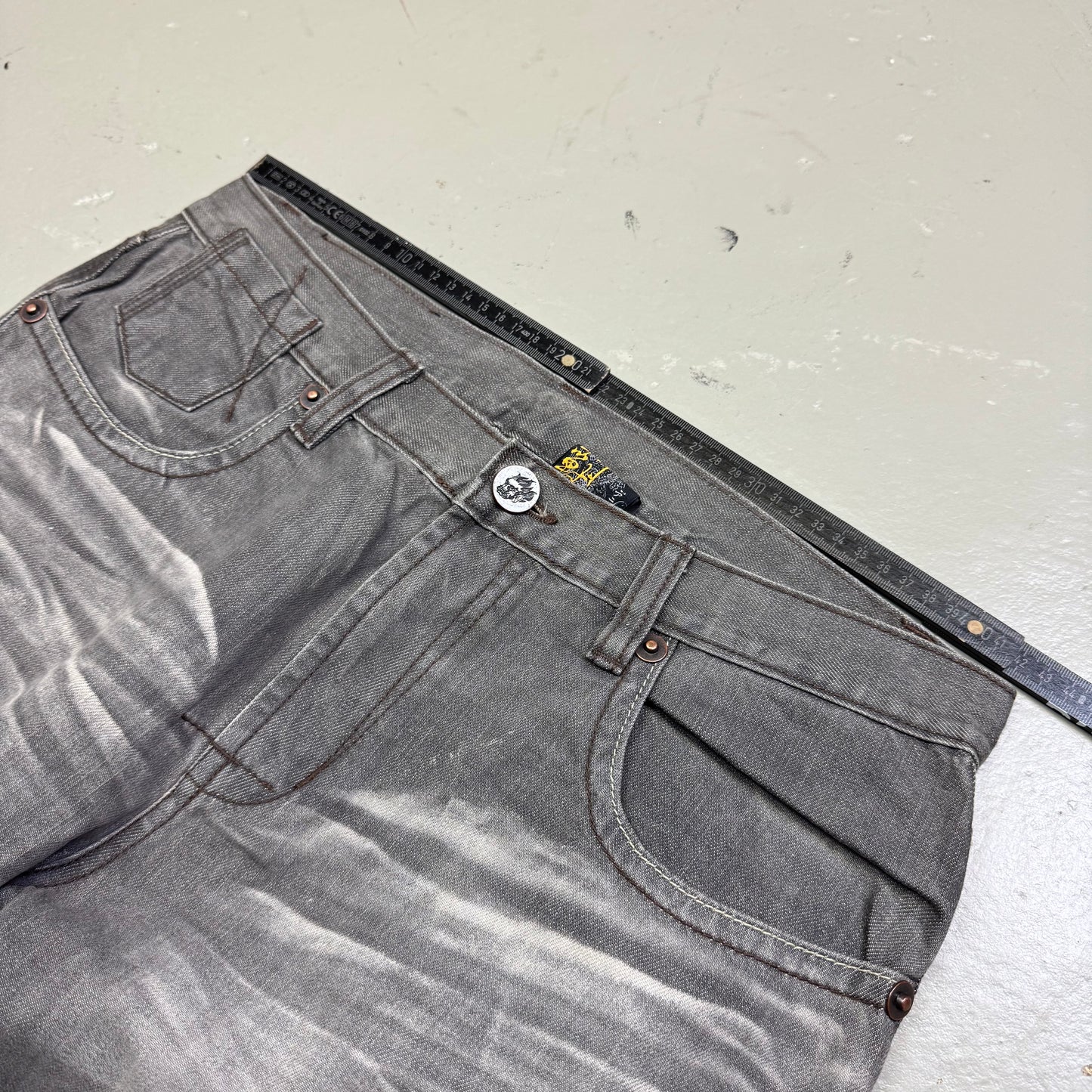 2000’s Stockton Japanese Baggy Jeans *rare 32x34