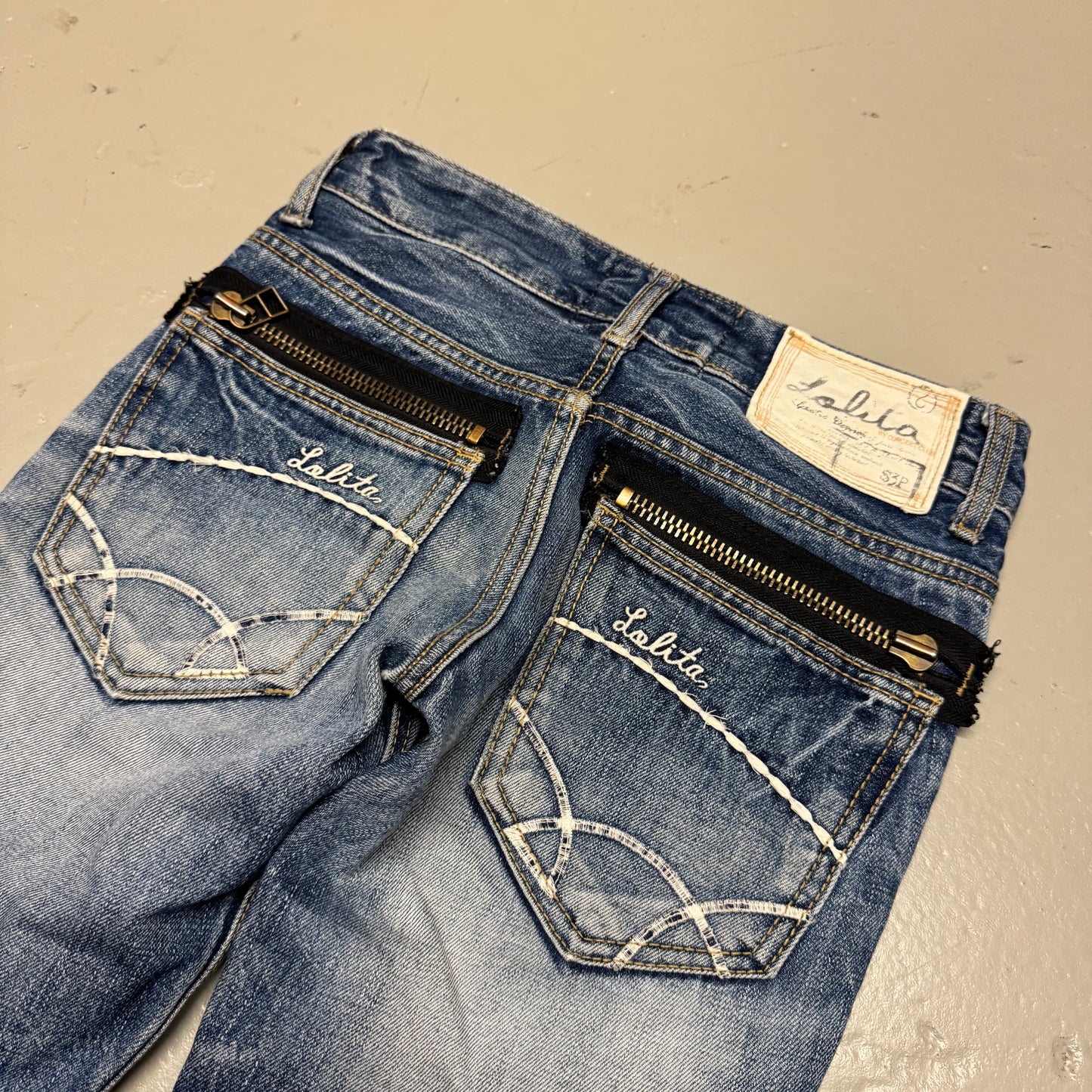 2000‘s Lolita Japanese Flared Jeans Women‘s *sehr selten (XS)
