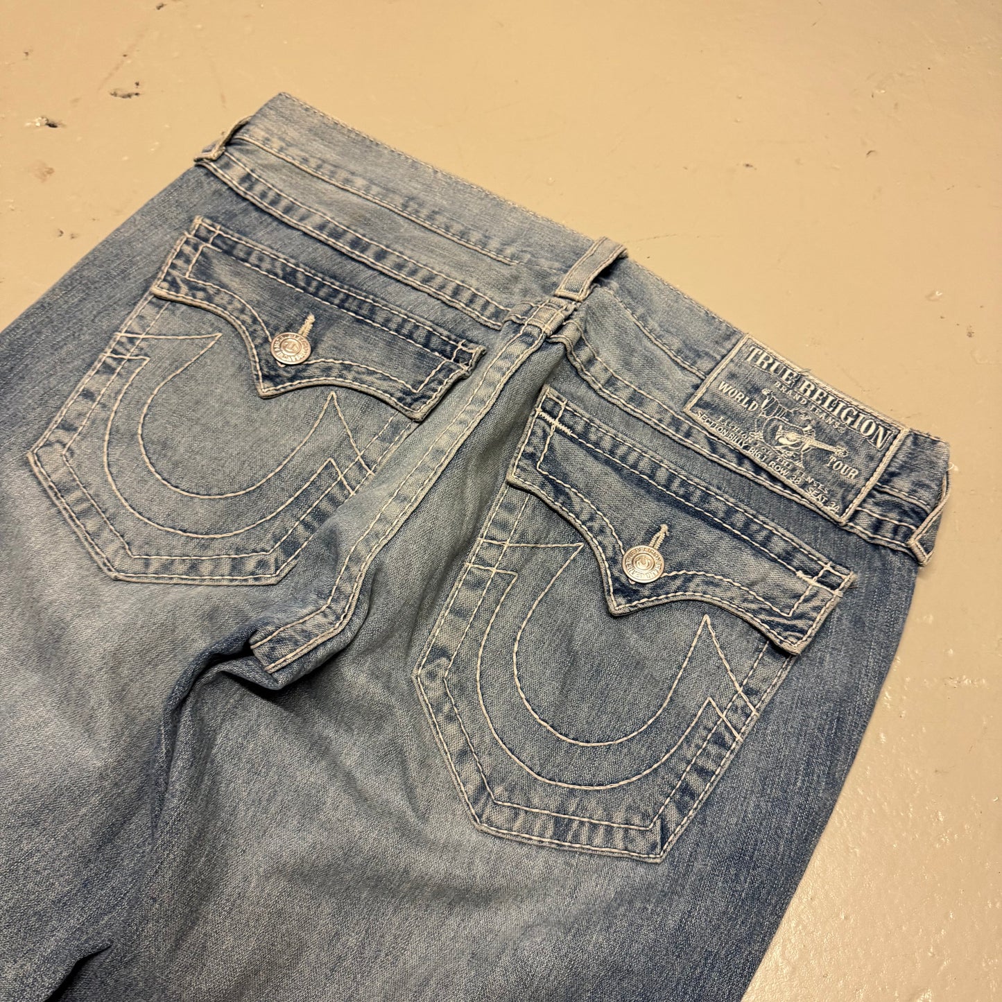 2000‘s True Religion Billy Big T Baggy Bootcut Jeans *selten 38x34