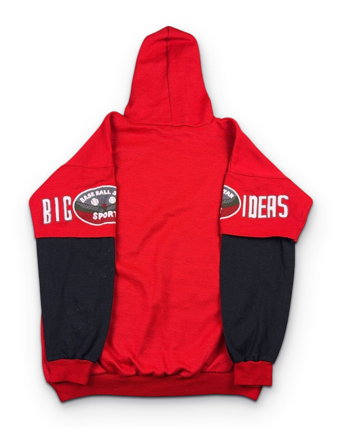 1990's Amercian Baseball Hoodie * (XL) - Lennys Vintage