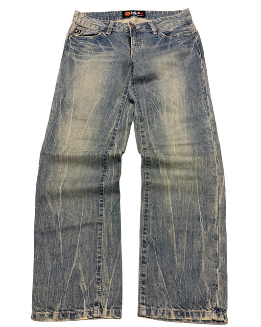 2000‘s Jizo Japanese Baggy/Straight Jeans *rare 28x28