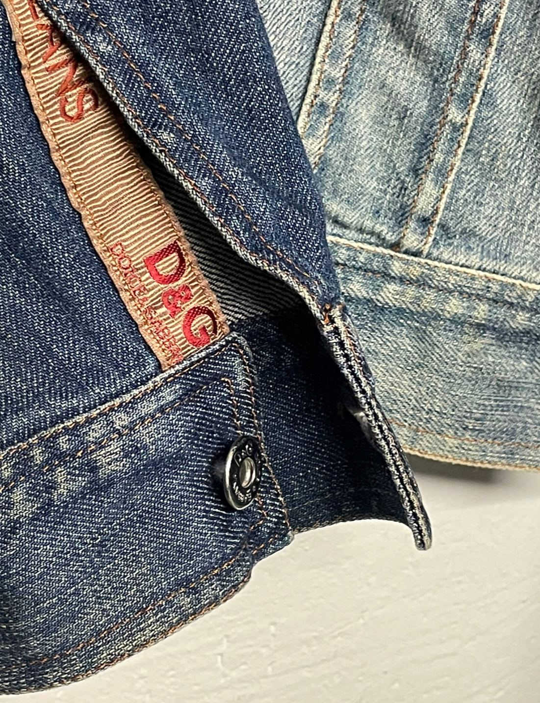 2000's Dolce & Gabbana Cropped Denim Jacket *very rare (S)
