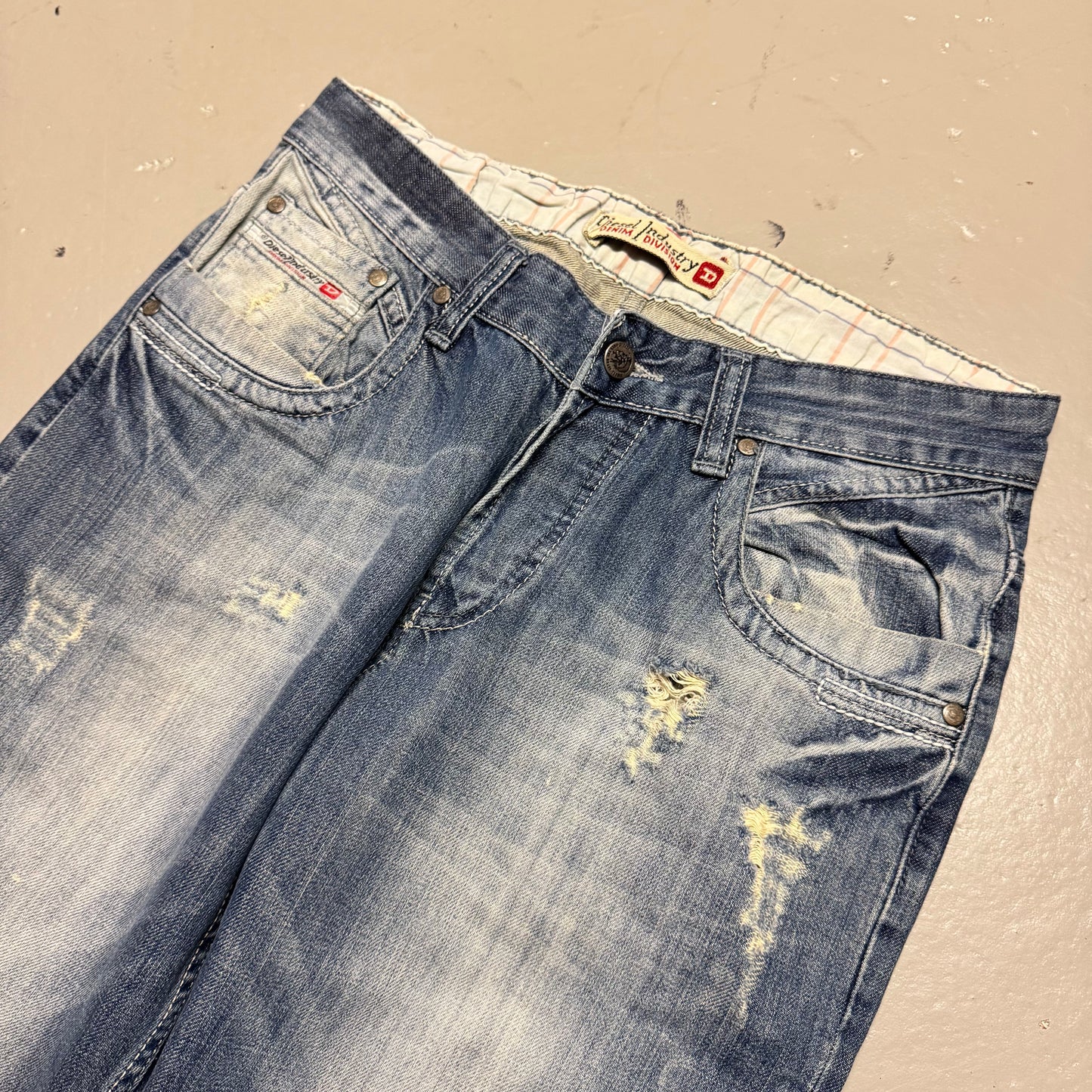 2000‘s Diesel Baggy/Straight Jeans made in Italy 30x32