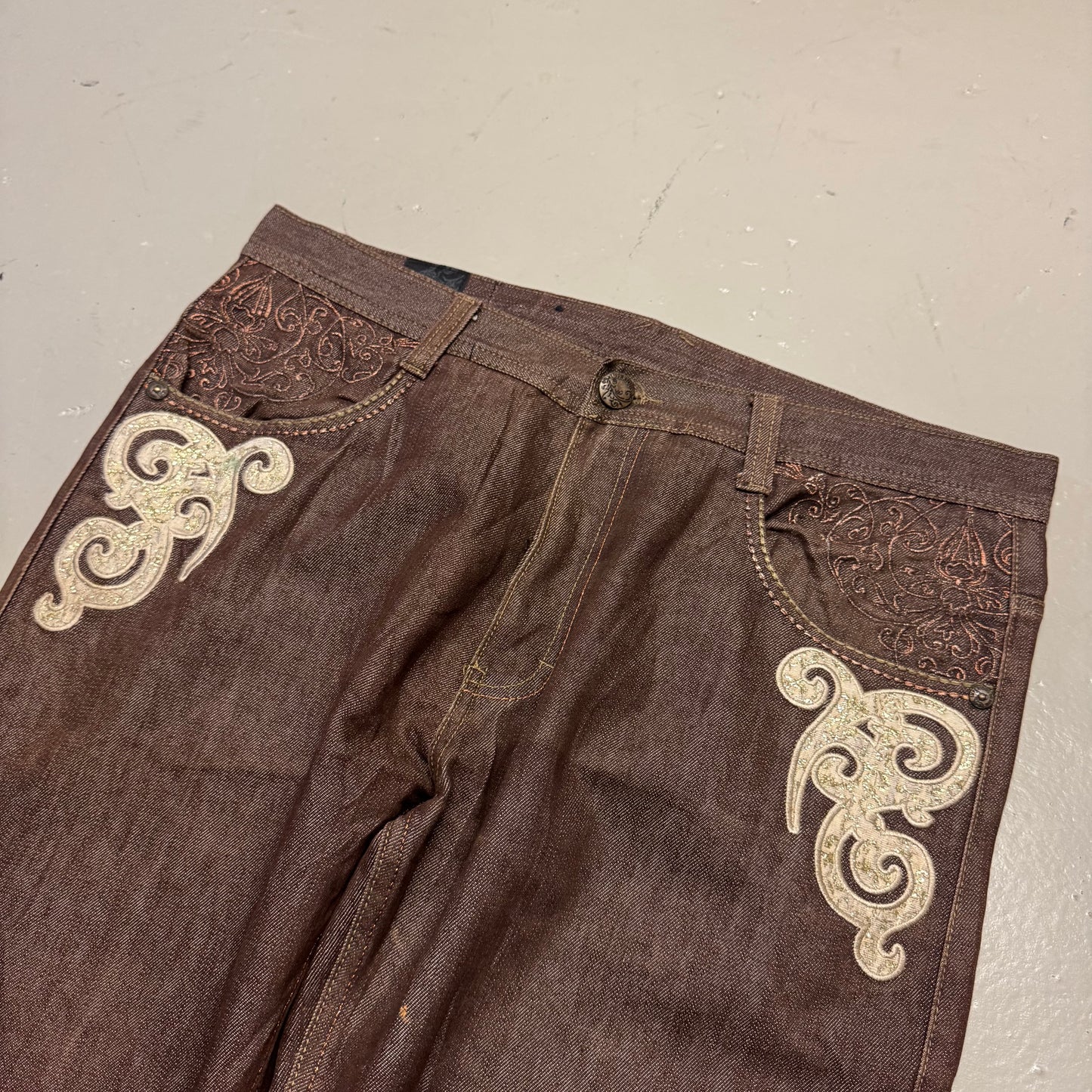 2000‘s Delf Hip Hop Baggy Jeans *rare 38x34