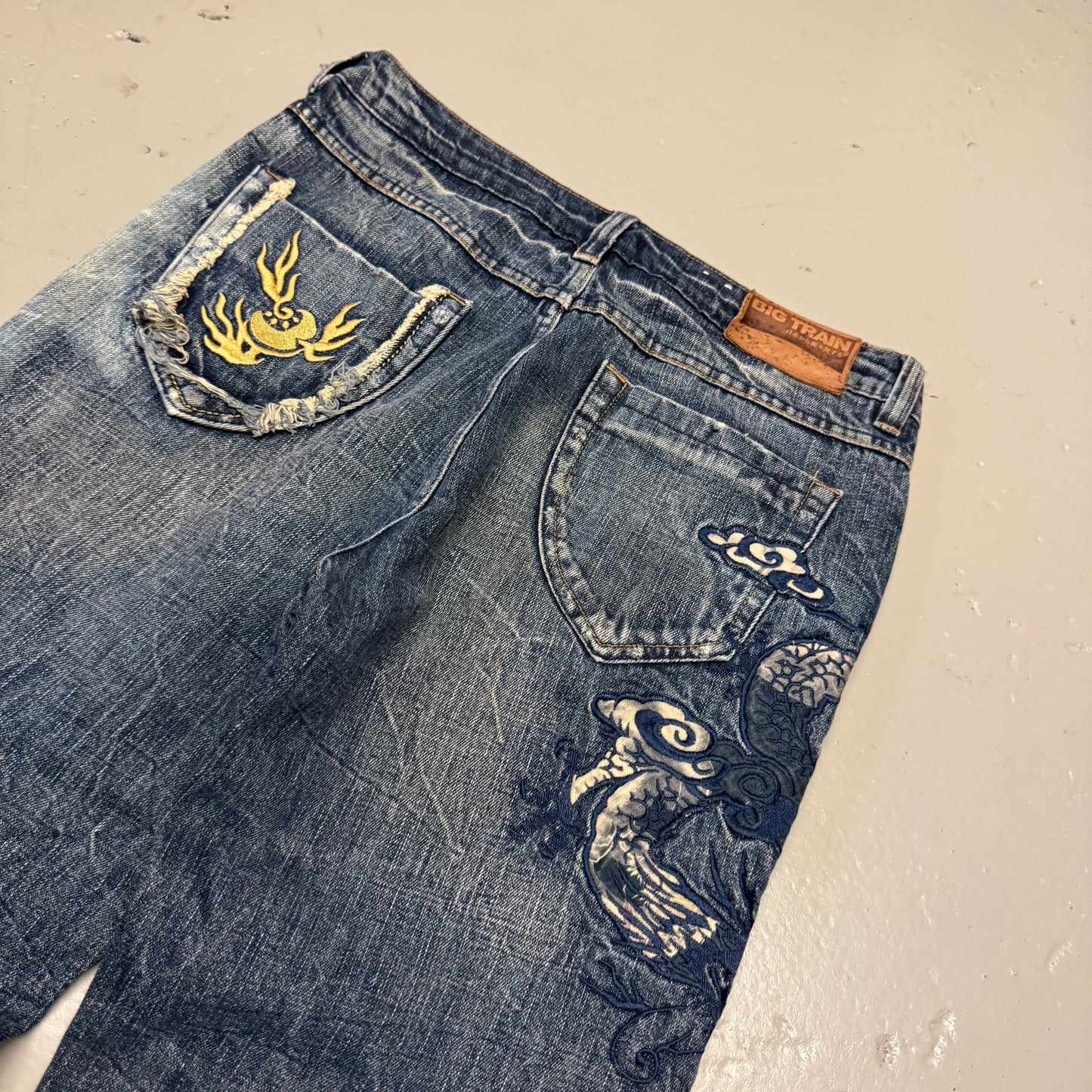2000‘s Big Train Japanese Baggy Jeans *rare 30x29