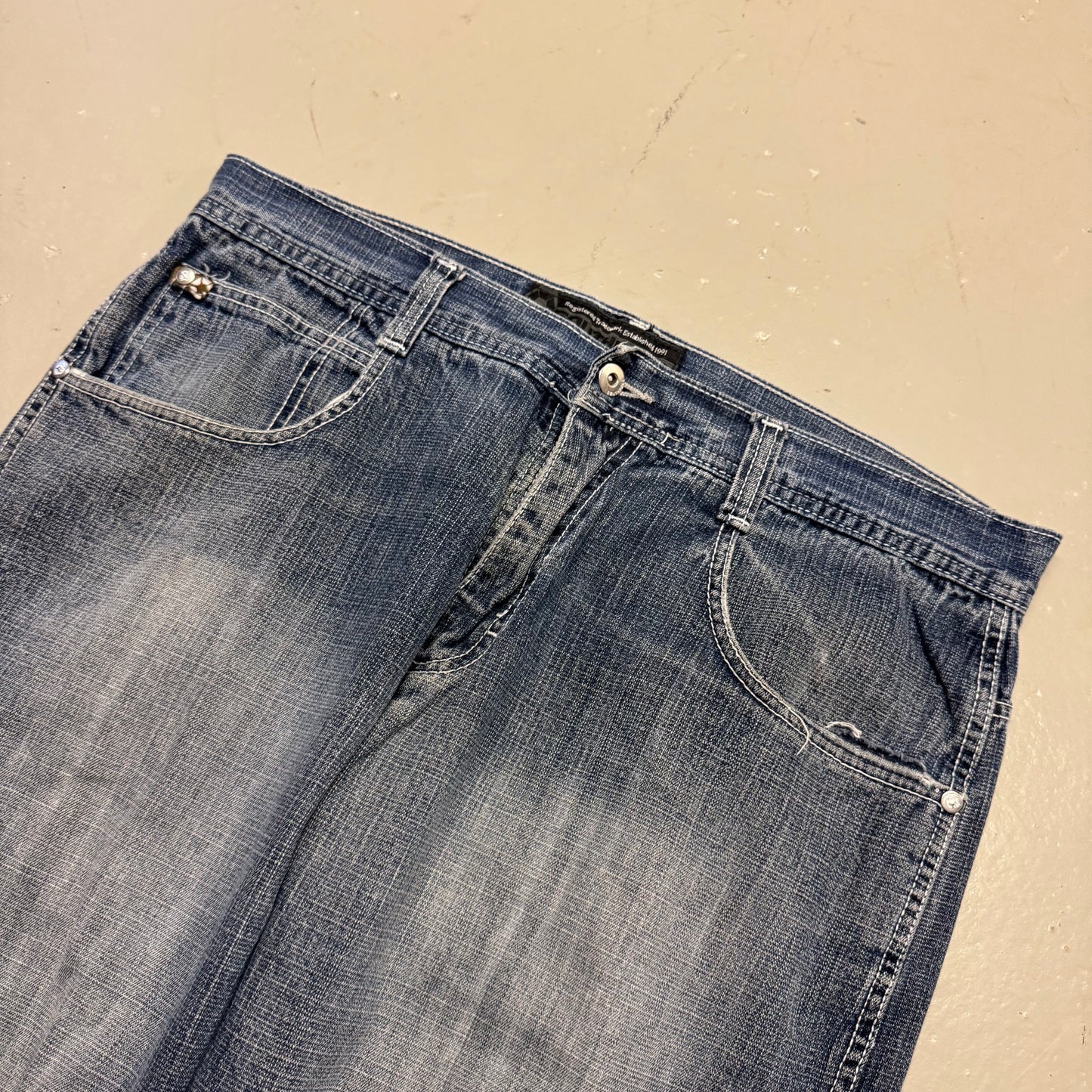 2000‘s Southpole Hip Hop Baggy Jeans *rare 38x32