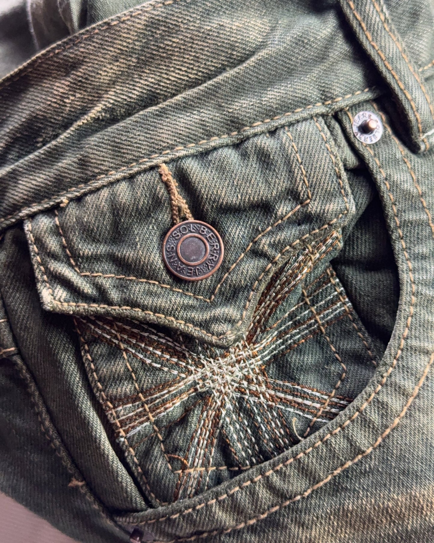 2000's Solberry Japanese Archive Straight Jeans *very rare 30x32 (M)