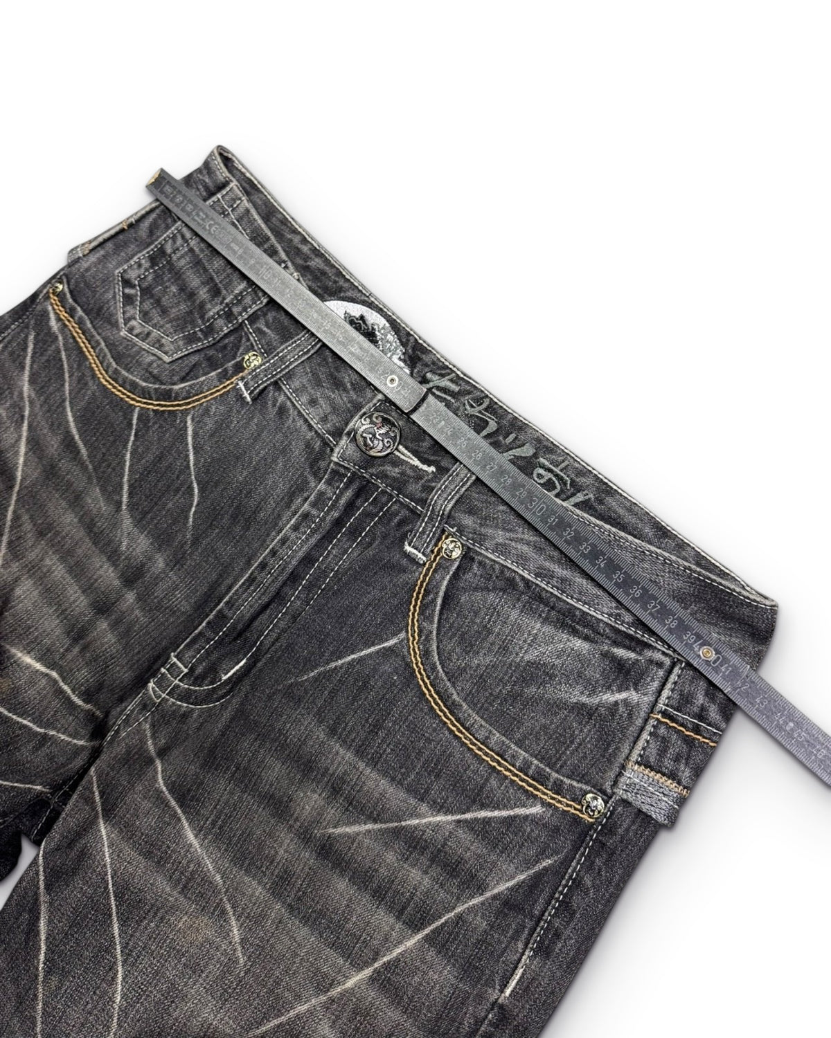 2000's Big Train Japanese Baggy Jeans *very rare 30x30 (M) - Lennys Vintage