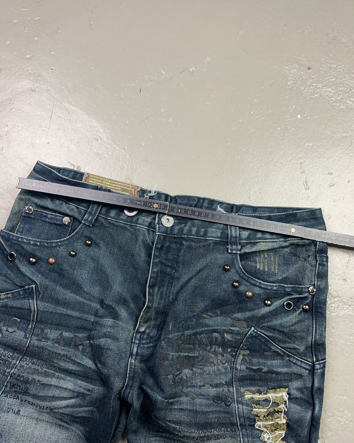 2000's Blue Jeanbo Slim Jeans * 35x28 (XL) - Lennys Vintage