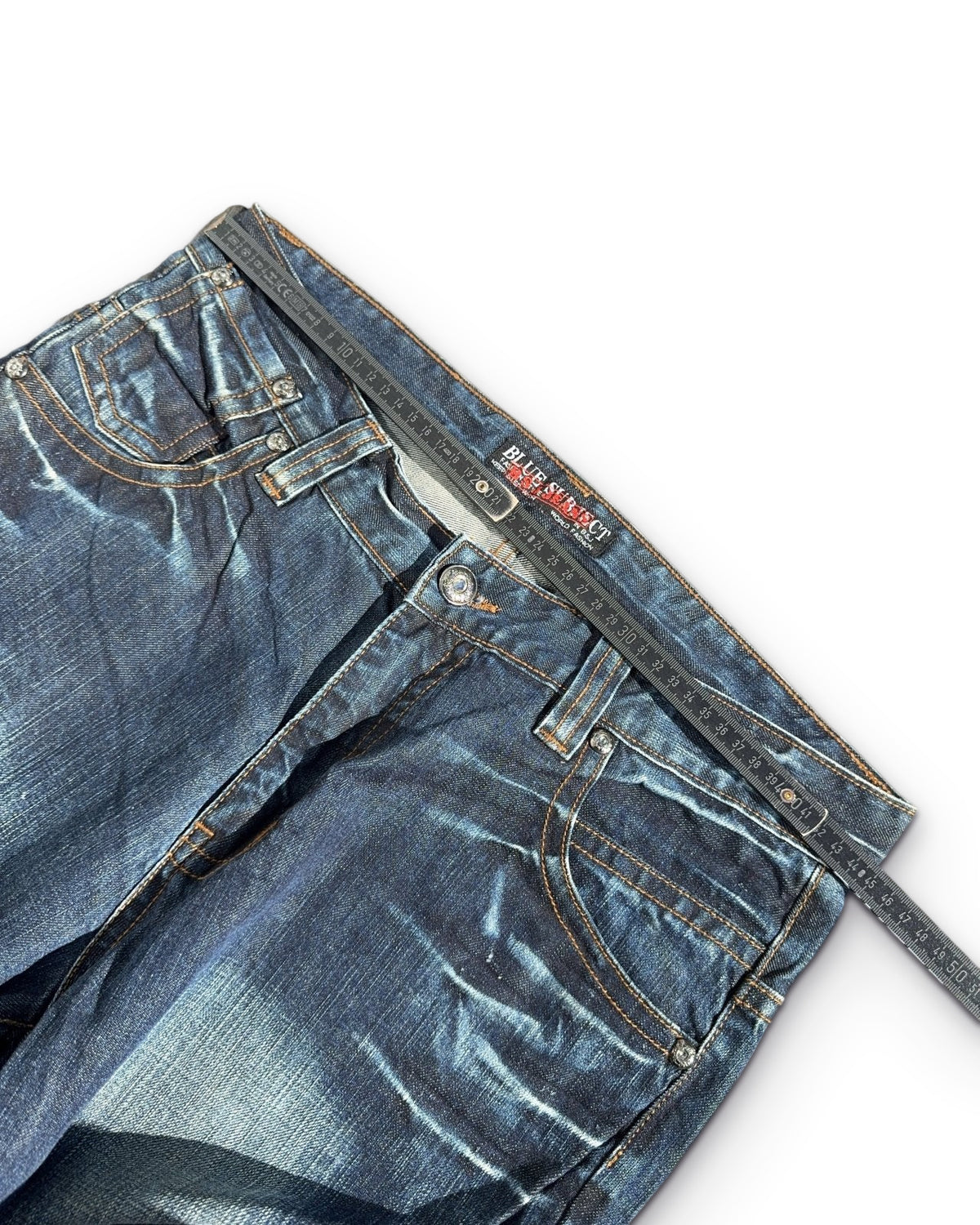 2000's Blue Subject Japanese Archive Baggy Jeans *very rare 34x34 (L) - Lennys Vintage