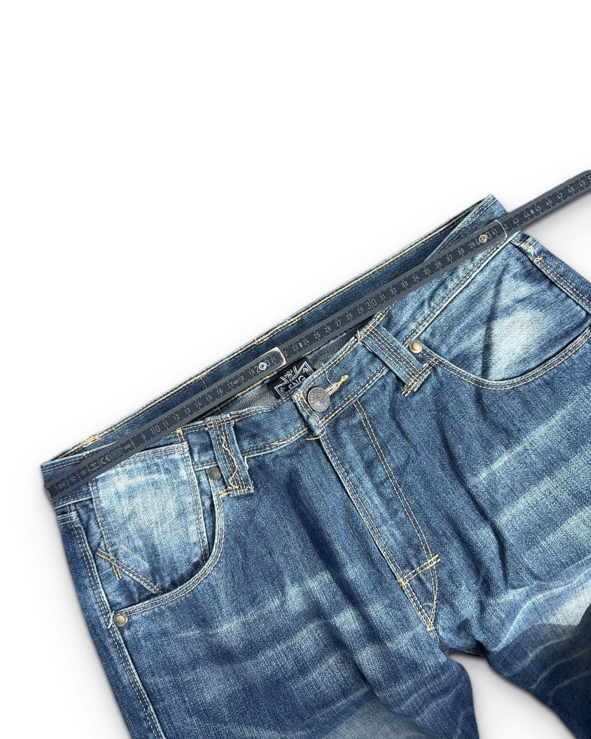 2000's Eng Japanese Straight/Baggy Jeans *very rare 32x32 (M) - Lennys Vintage