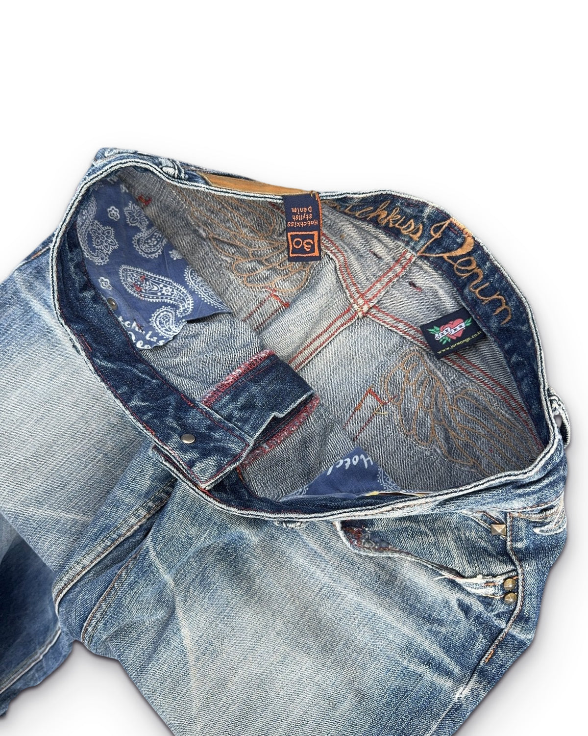 2000's Hatchkiss Denim Japanese Archive Baggy Jeans *very rare 33x30 (M) - Lennys Vintage