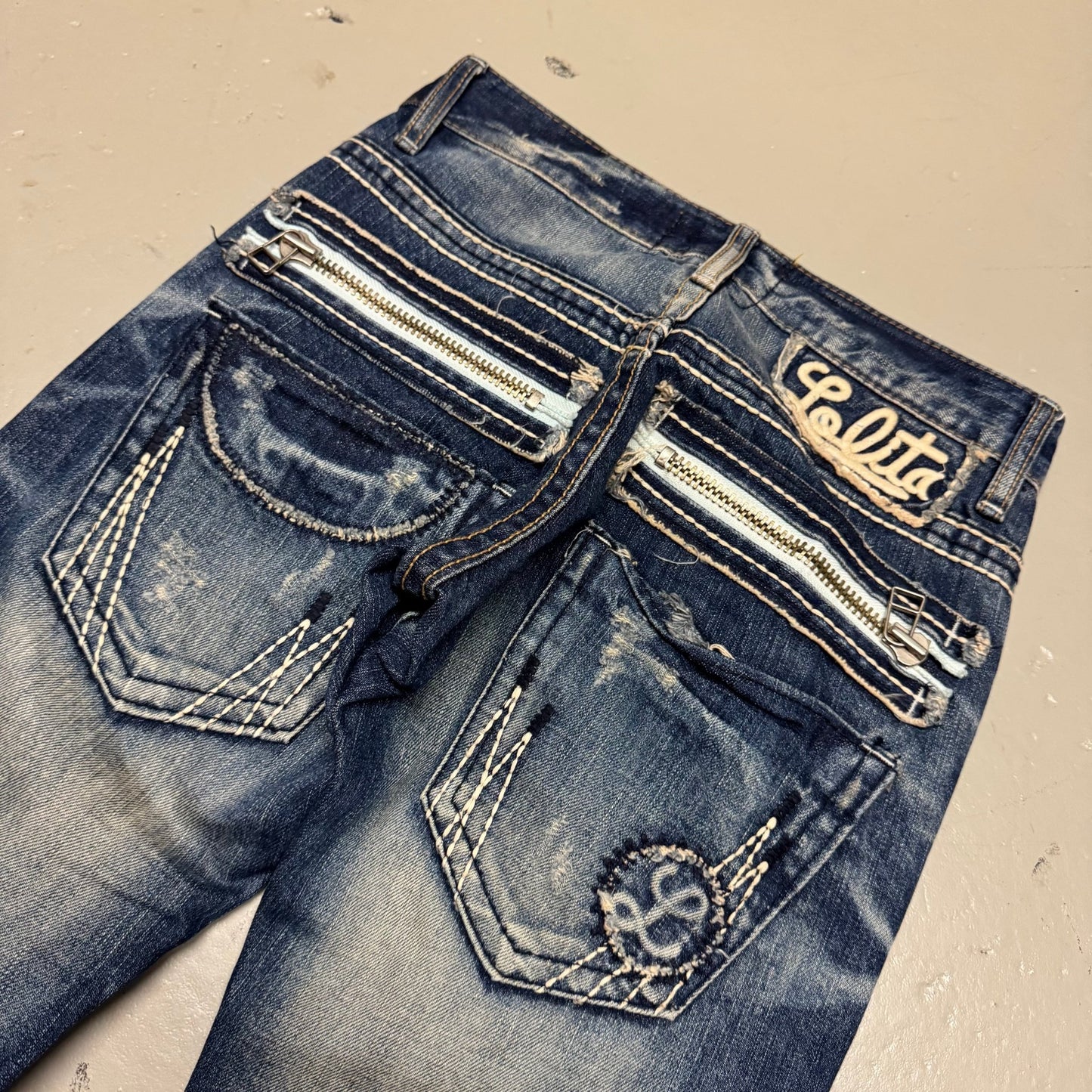 2000‘s Lolita Japanese Archive Vintage Jeans *sehr selten (XS) - Lennys Vintage