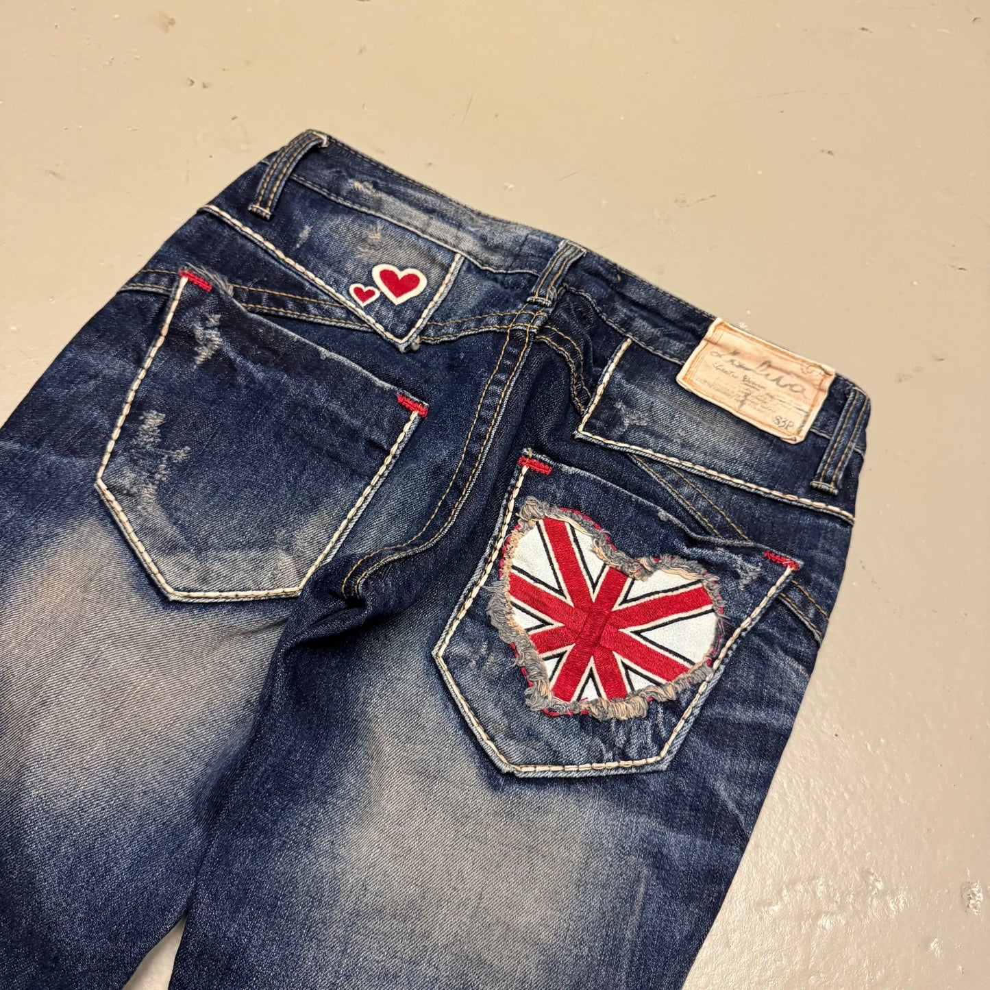 2000‘s Lolita Japanese Flared Jeans Women‘s *sehr selten (S) - Lennys Vintage