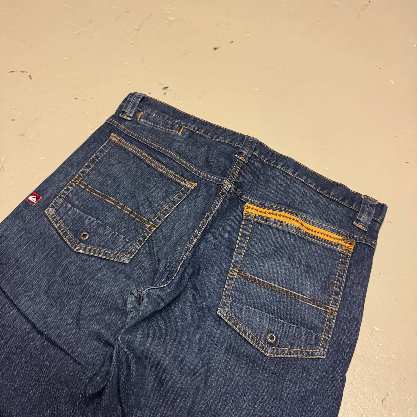 2000‘s Quiksilver Baggy Jeans *rare 36x30 - Lennys Vintage