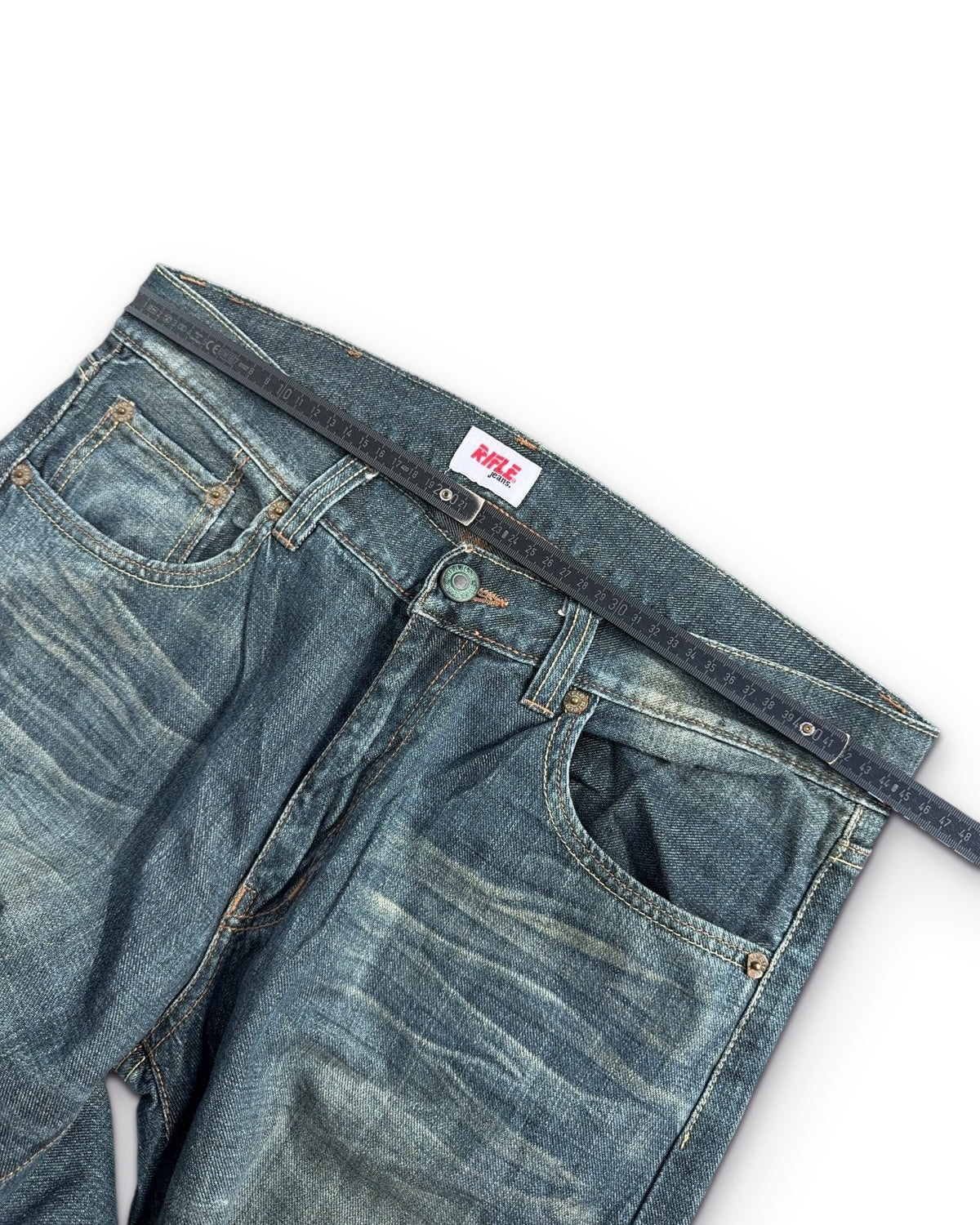 2000's Rifle Jeans Straight/Baggy Jeans *rare 34x32 (L) - Lennys Vintage