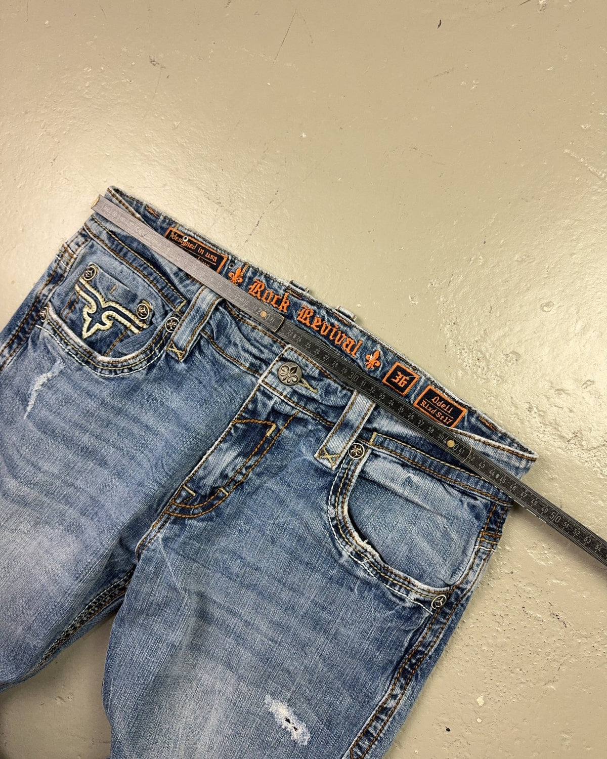 2000's Rock Revival Straight/Baggy Jeans *rare 36x30 (XL) - Lennys Vintage
