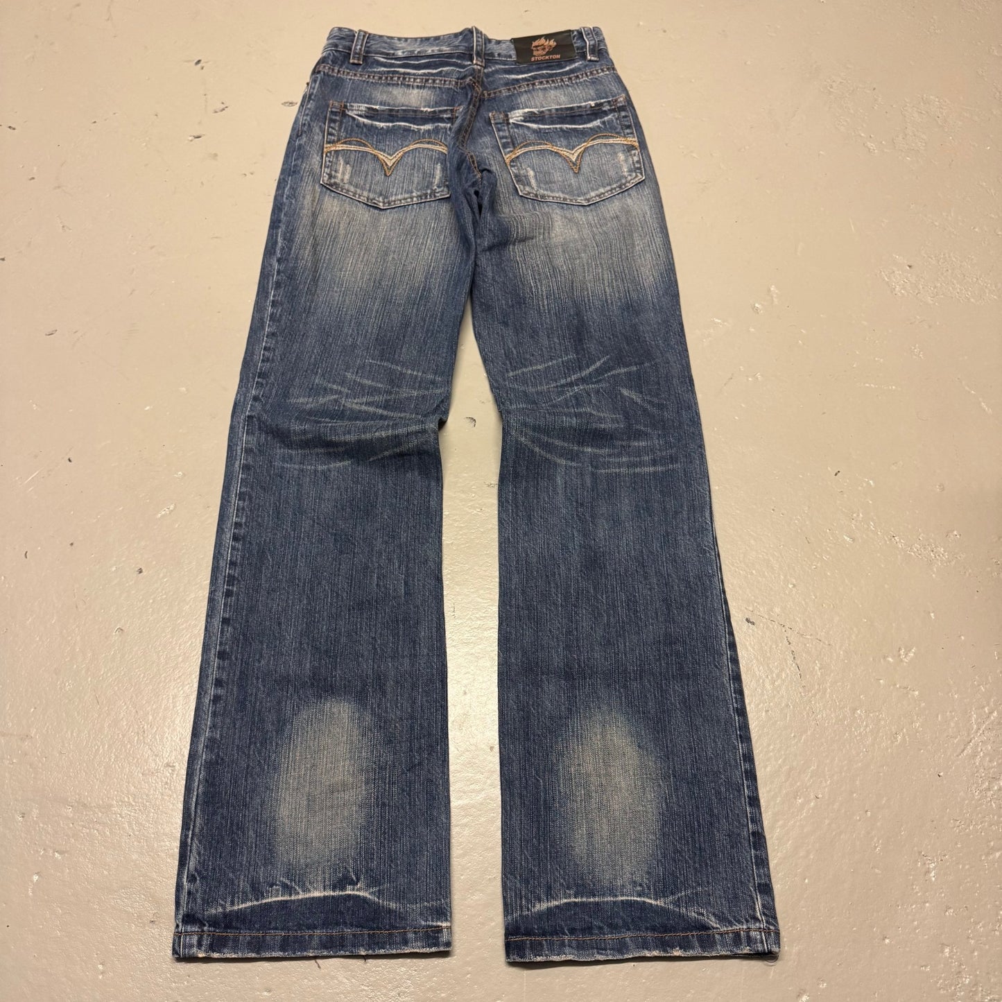 2000‘s Stockton Japanese Archive Baggy Jeans *rare 28x32 - Lennys Vintage