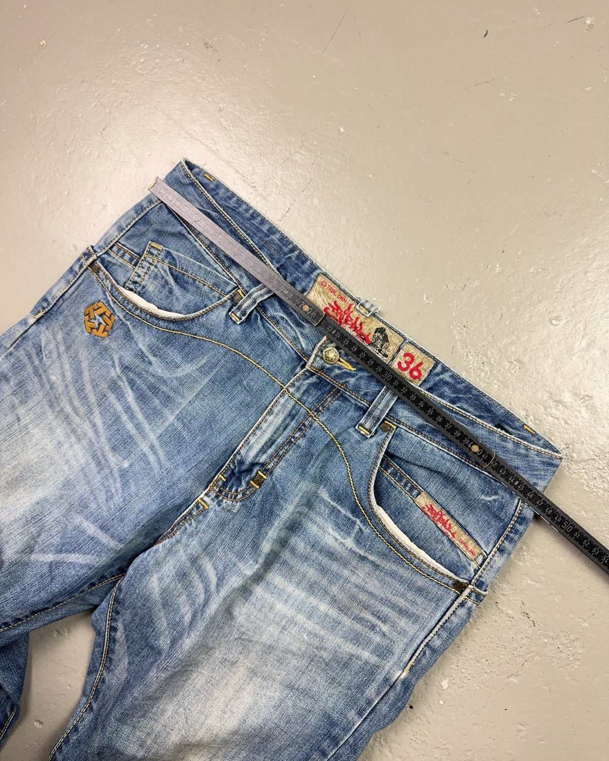2000's Tribal Gear Hip Hop Straight/Baggy Jeans *rare 36x34 (XL) - Lennys Vintage