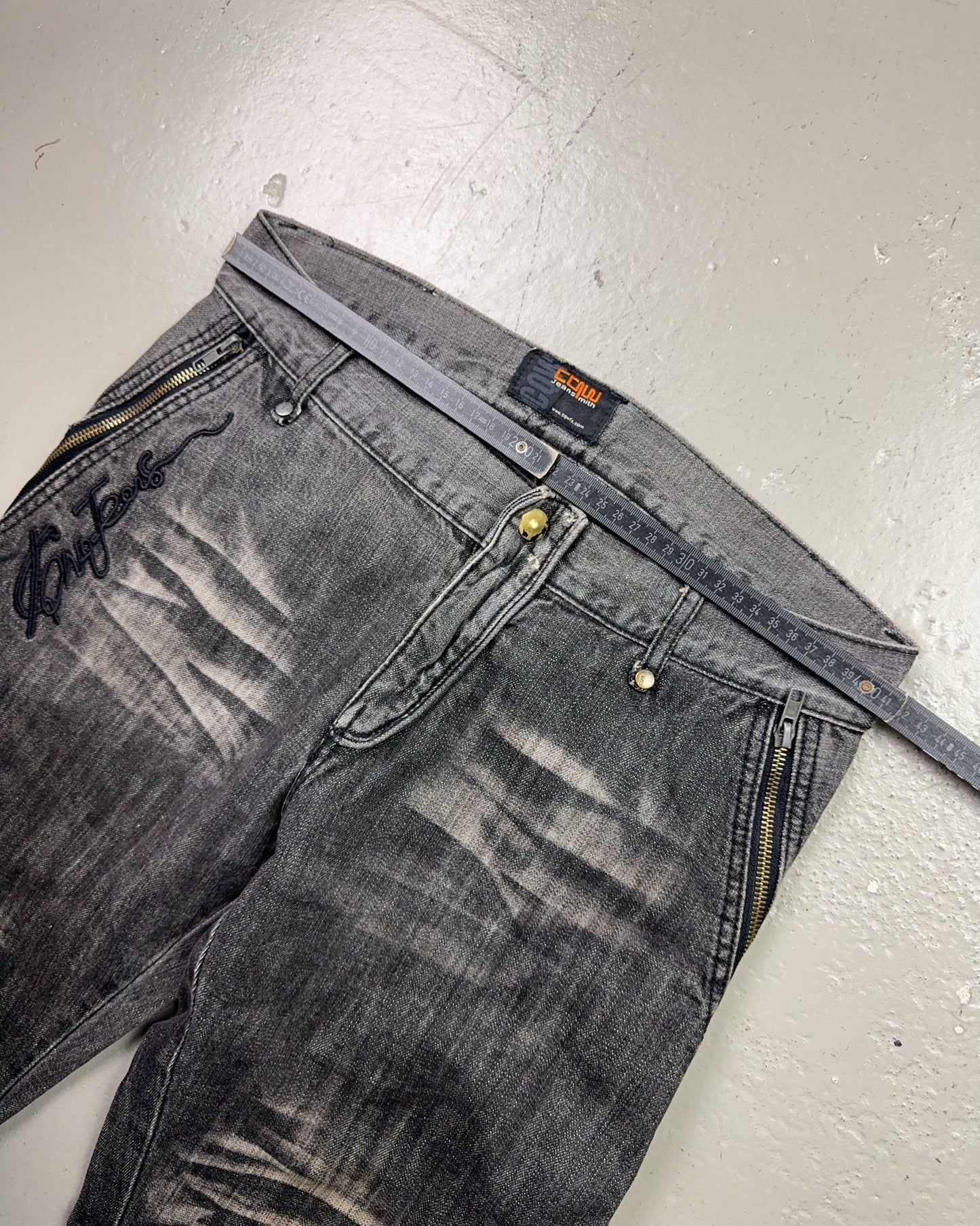 2000's Cqw Jeansmith Japanese Archive Straight/Baggy Jeans *very rare 32x32 (M)