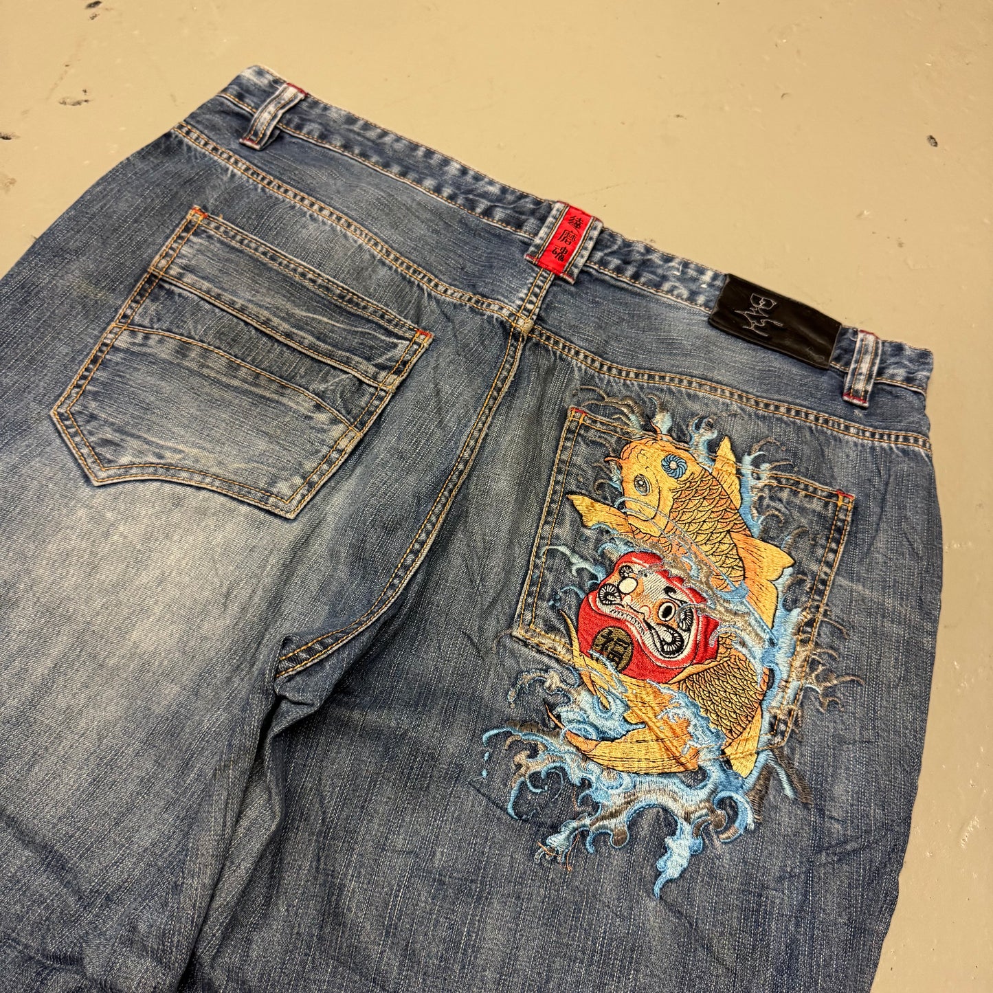 2000‘s Big Train Japanese Baggy Jeans *very rare 40x31
