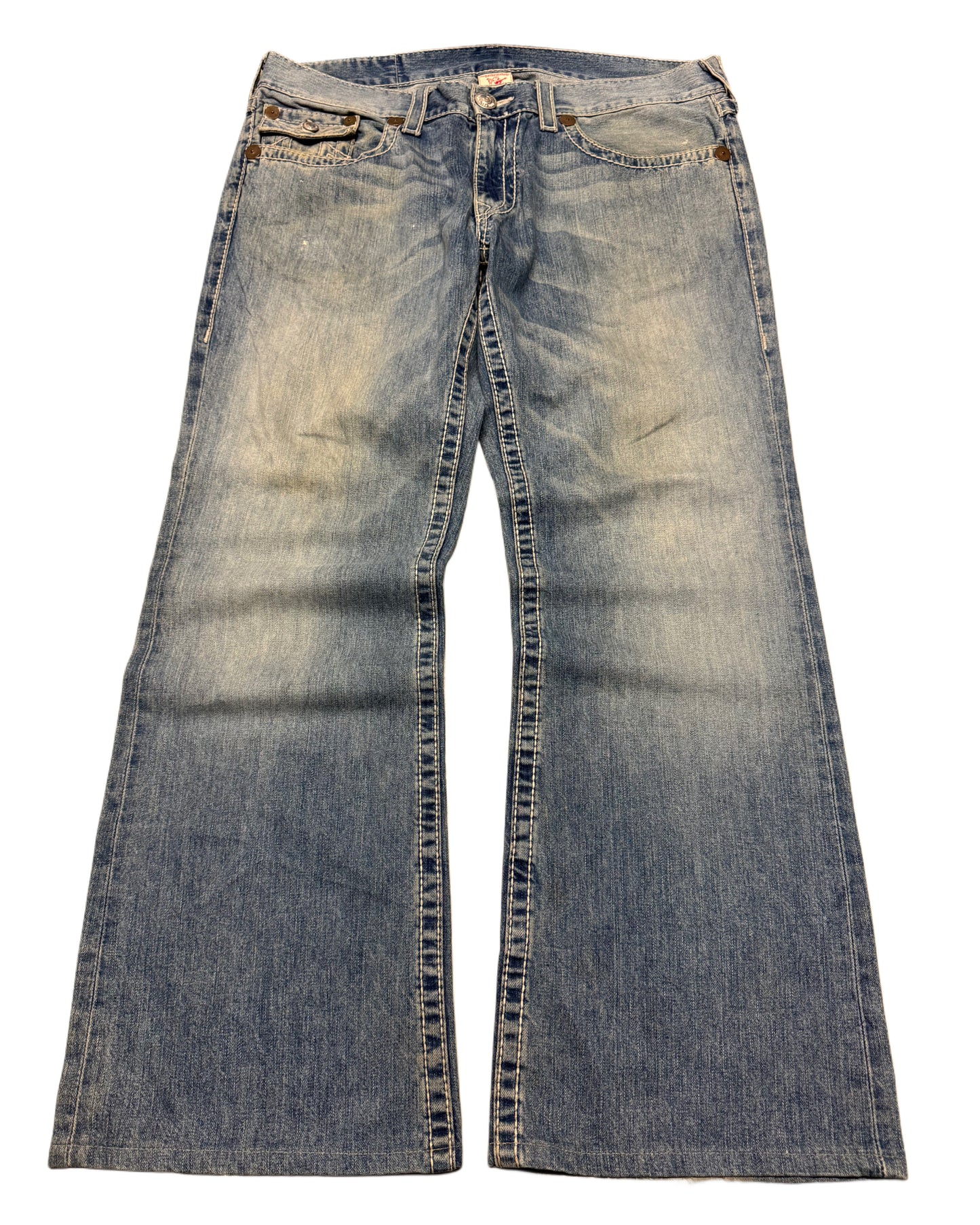 2000‘s True Religion Billy Big T Baggy Bootcut Jeans *selten 38x34