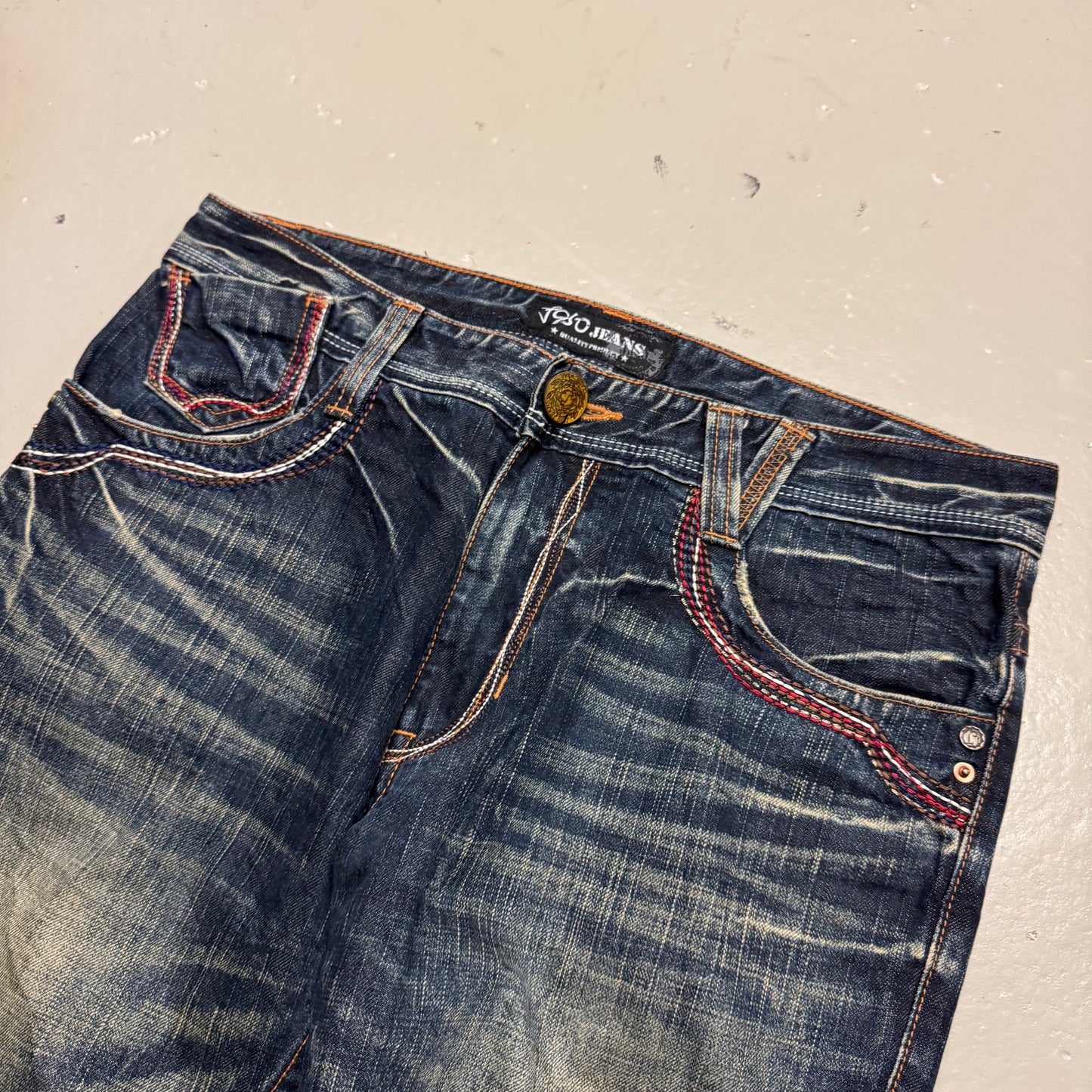 2000‘s J950 Japanese Archive Baggy/Straight Jeans *very rare 32x30