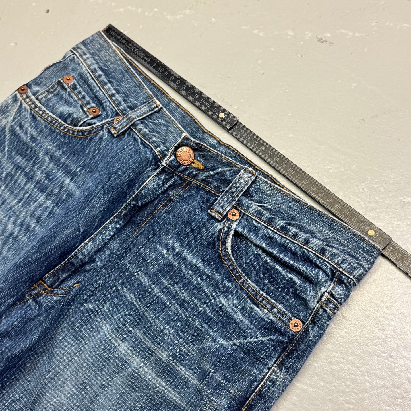 2000‘s Stockton Japanese Baggy/Straight Jeans *rare 31x32