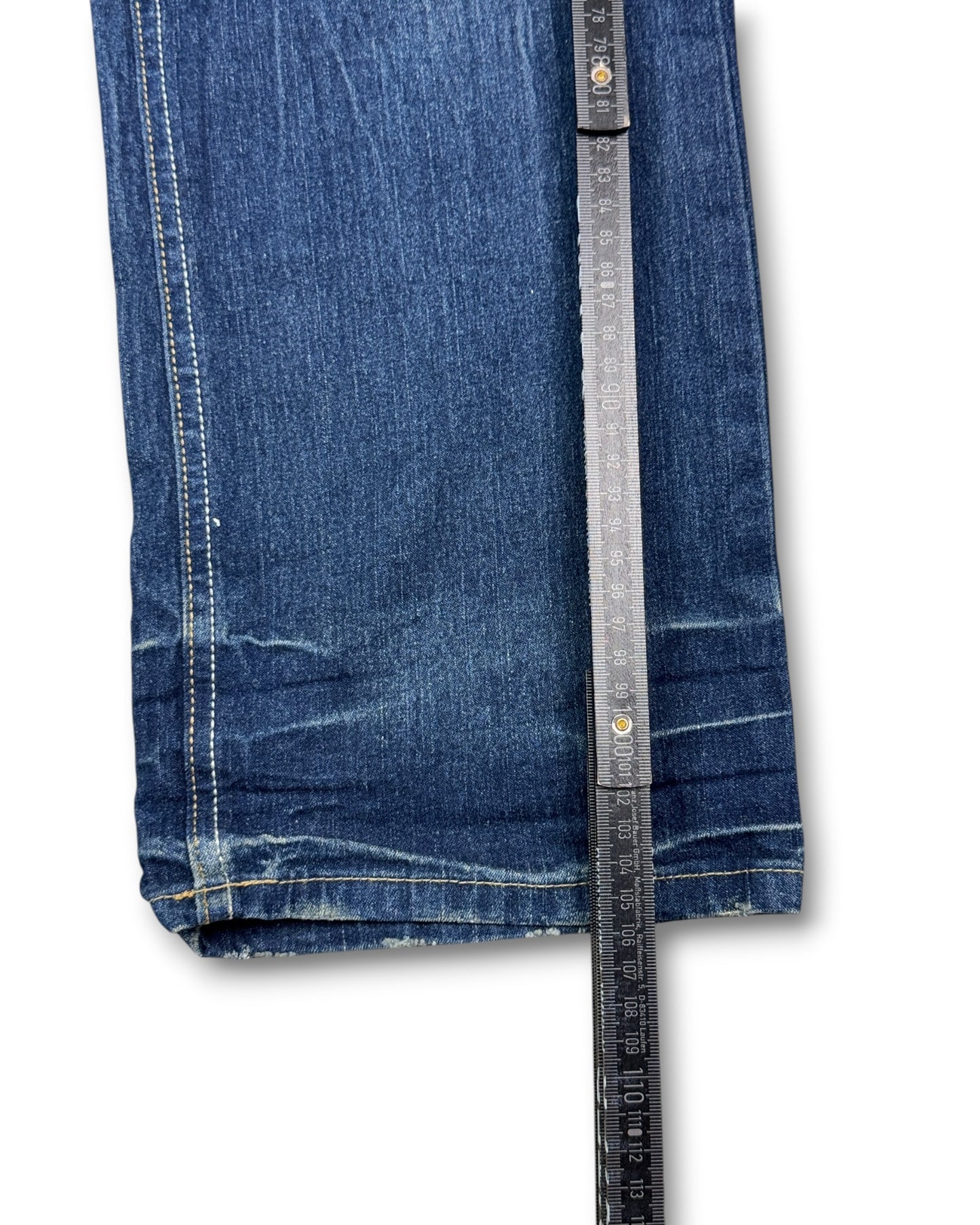 2000's World-traveller Straight Jeans * 34x32 (L)